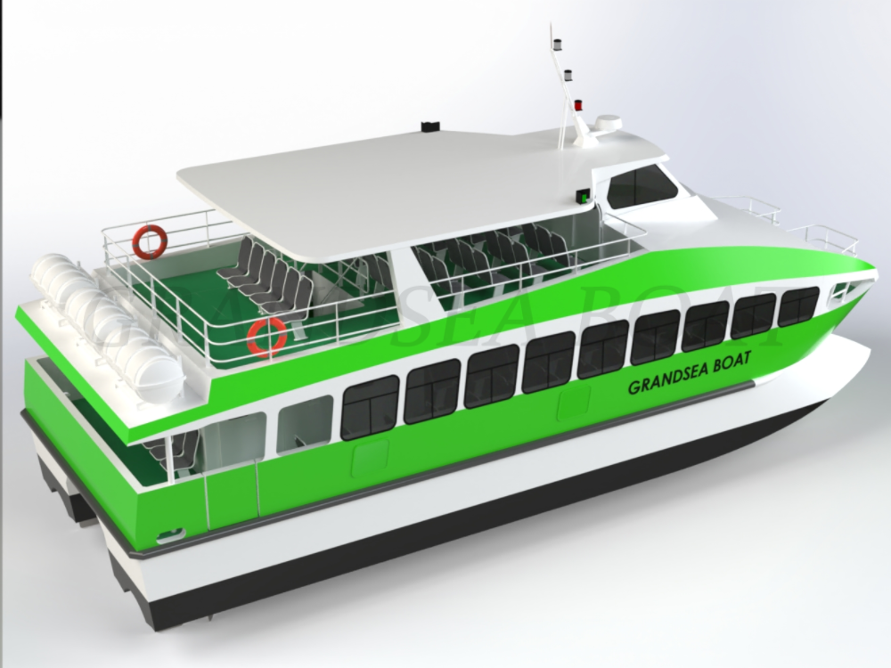 Grandsea 19m 169 Seats Aluminum Catamaran Passenger Ferry Boat for Sale