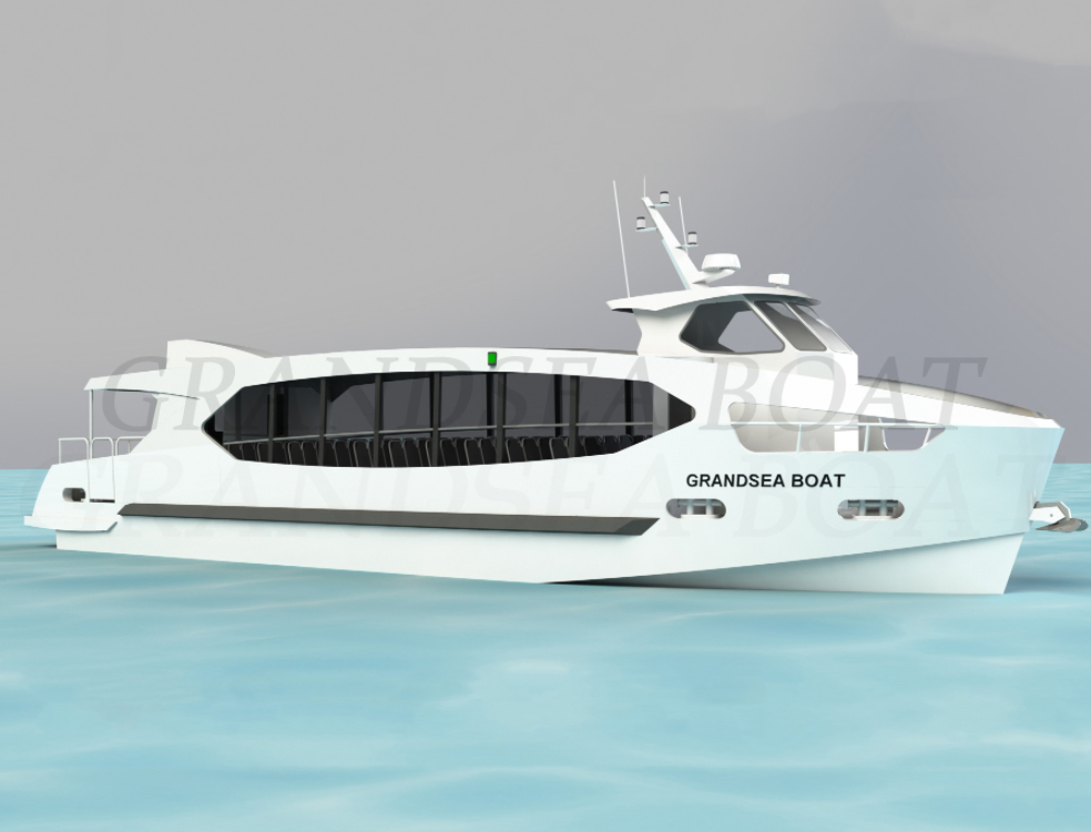 Grandsea 24m Aluminum Speed  Commercial Passenger Ferry Boat with 140 Seats for Sale