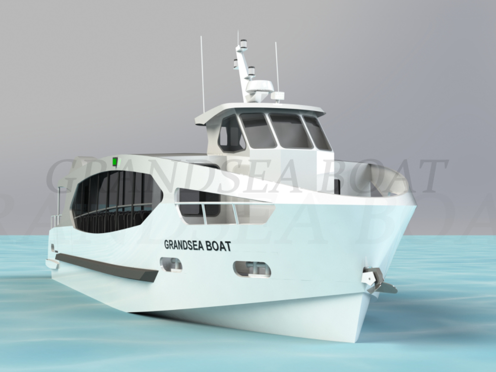 Grandsea 24m Aluminum Speed  Commercial Passenger Ferry Boat with 140 Seats for Sale