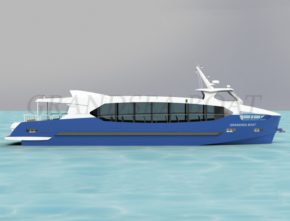 Grandsea 24m Aluminum Speed  Commercial Passenger Ferry Boat with 140 Seats for Sale