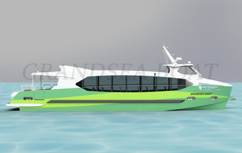 Grandsea 24m Aluminum Speed  Commercial Passenger Ferry Boat with 140 Seats for Sale