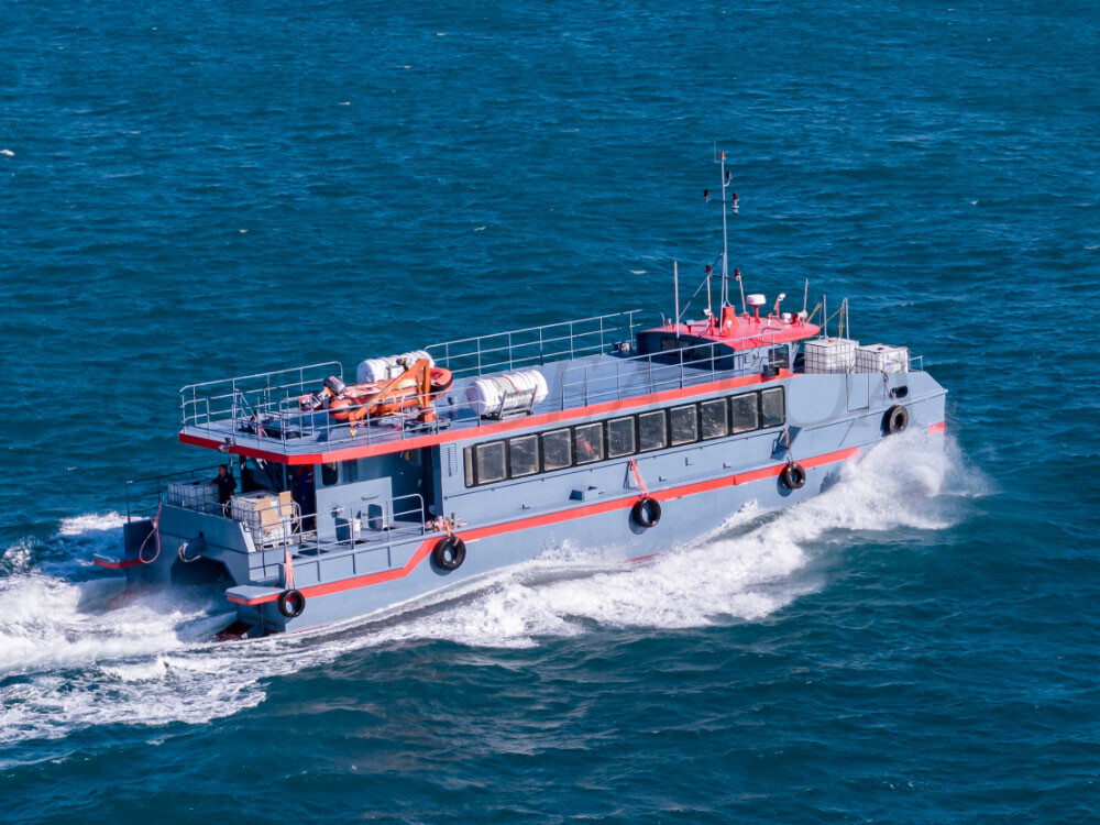 Grandsea 23.8m 110 Persons Aluminum Catamaran Passenger Ferry Boat Luxury Yacht Whale Watch Boat Ice Mountain Sightseeing Boat