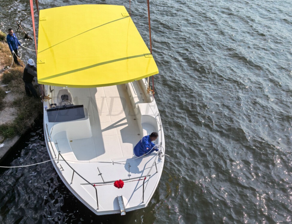 Grandsea 12m Fiberglass High Speed Catamaran Passengers Sightseeing Touring Boat with Outboard Engine