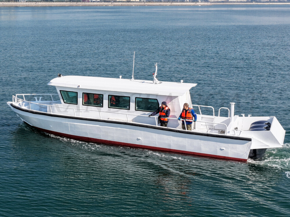 Grandsea 12m Military Bullet Proof Carbon Fiber Boat High Speed Police Armored Patrol Boat for Sale