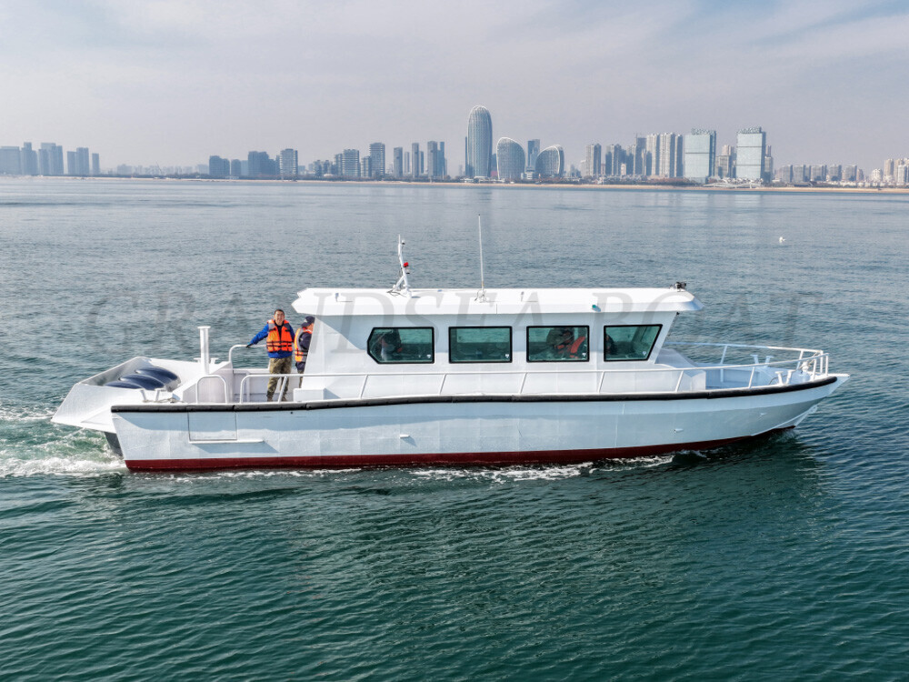 Grandsea 12m Military Bullet Proof Carbon Fiber Boat High Speed Police Armored Patrol Boat for Sale