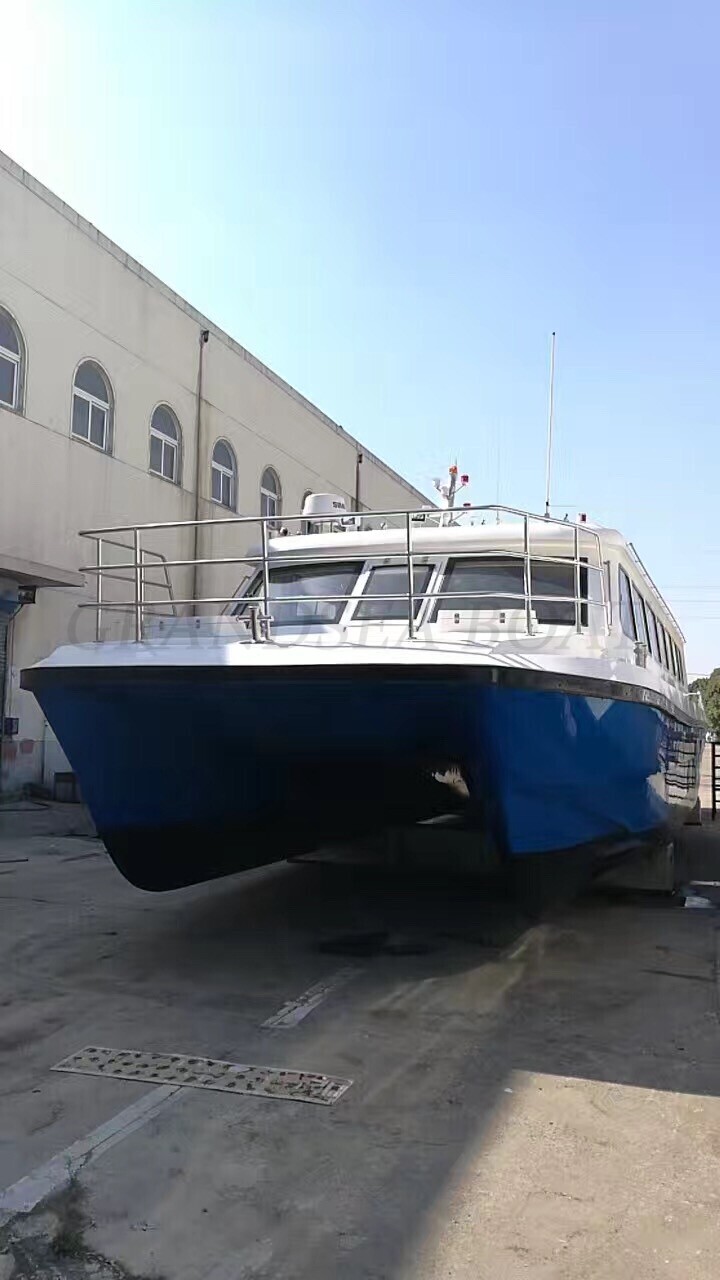 Grandsea 58ft FRP 74 persons lake river catamaran bus boat ferry boat