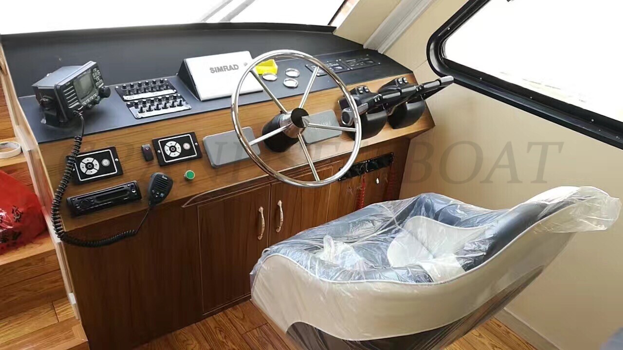 Grandsea 58ft FRP 74 persons lake river catamaran bus boat ferry boat