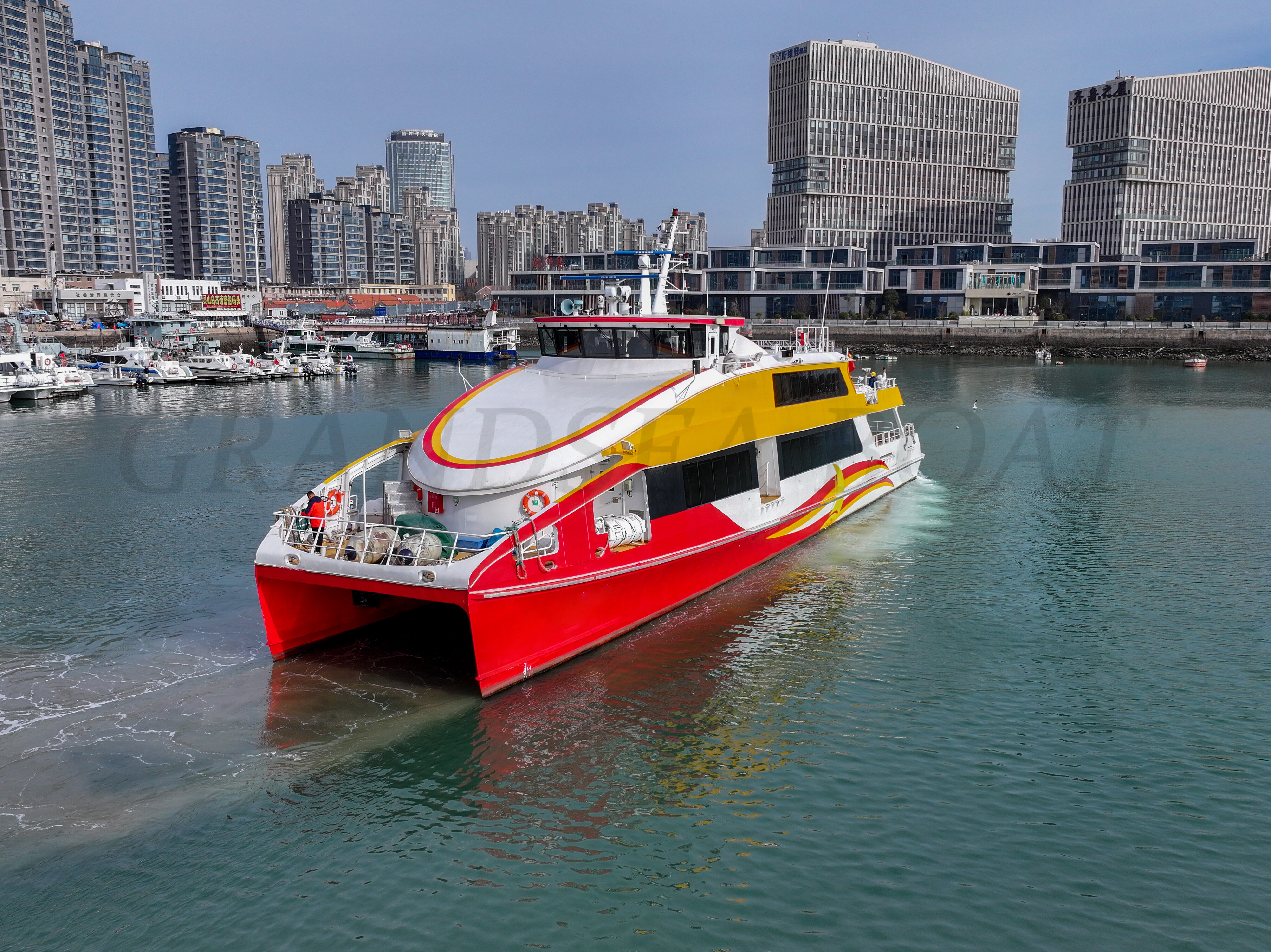Grandsea 350 Passengers 35m/115ft Catamaran Ferry Boat for Sale