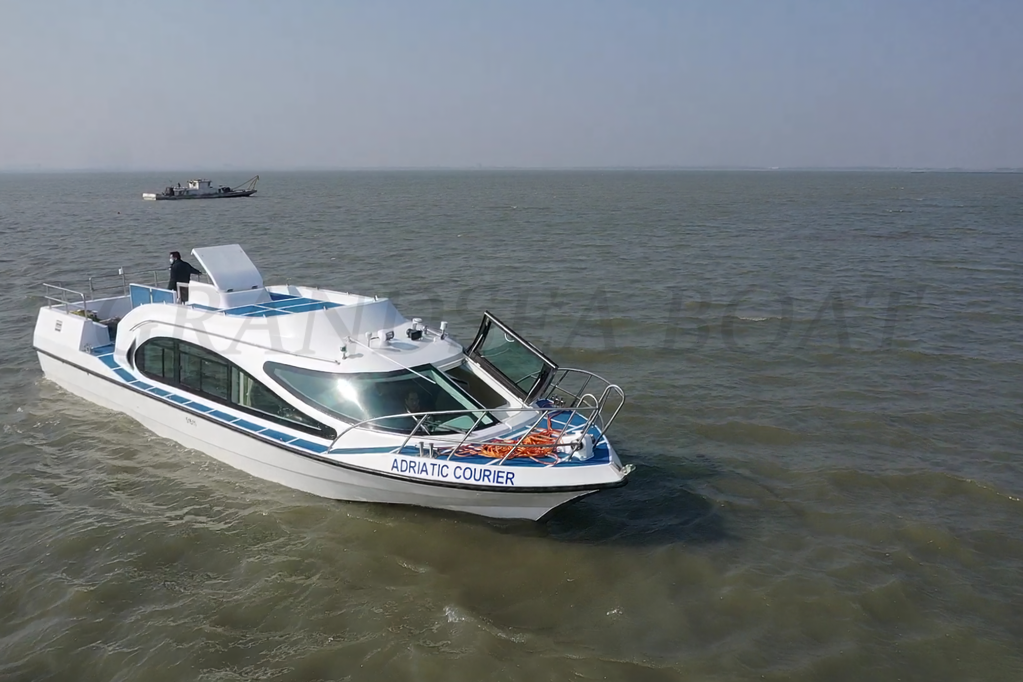 13.8m 36 Persons Fiberglass Passenger Ferry Boat with Inboard Diesel Engine for Sale