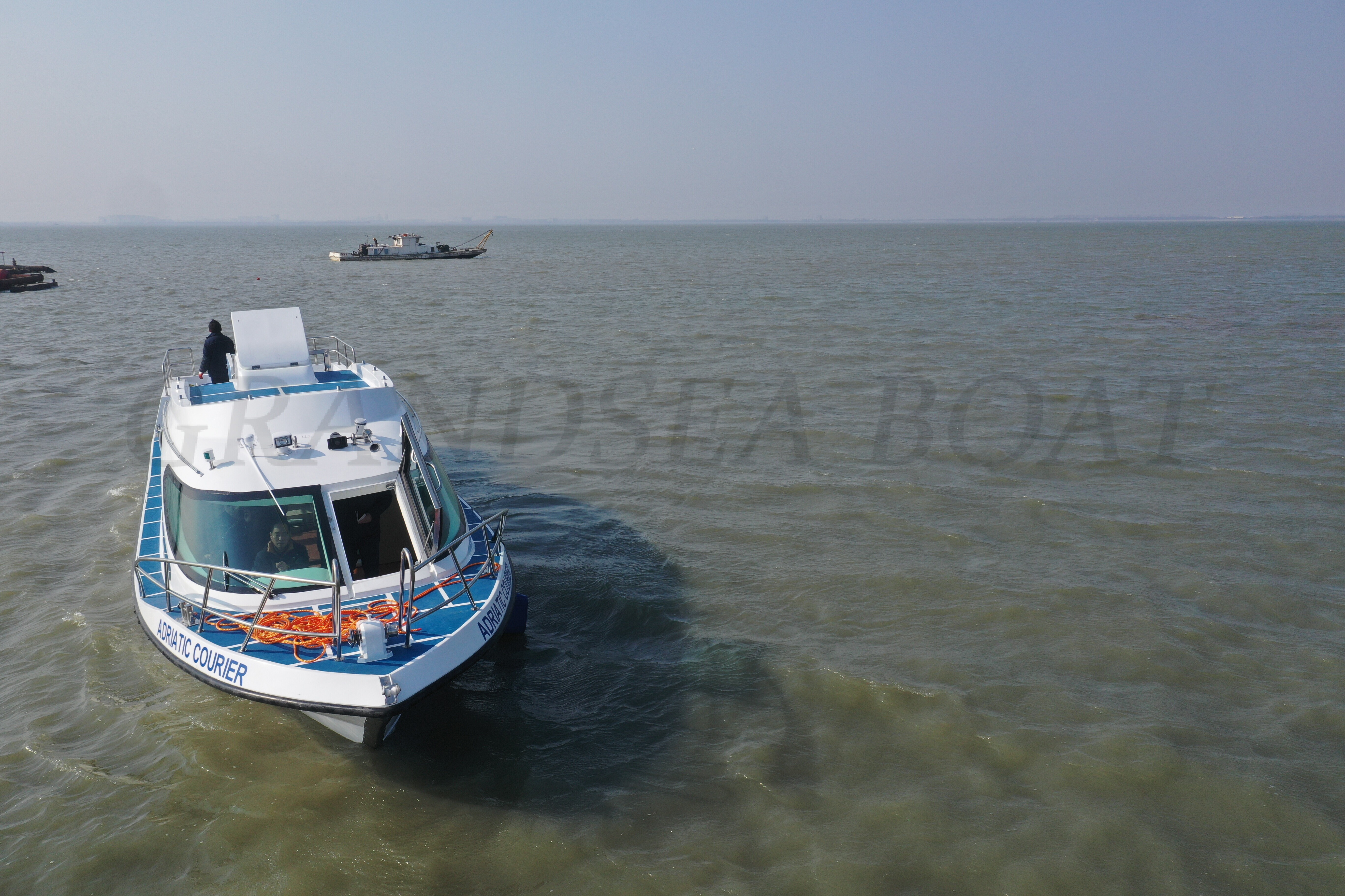13.8m 36 Persons Fiberglass Passenger Ferry Boat with Inboard Diesel Engine for Sale
