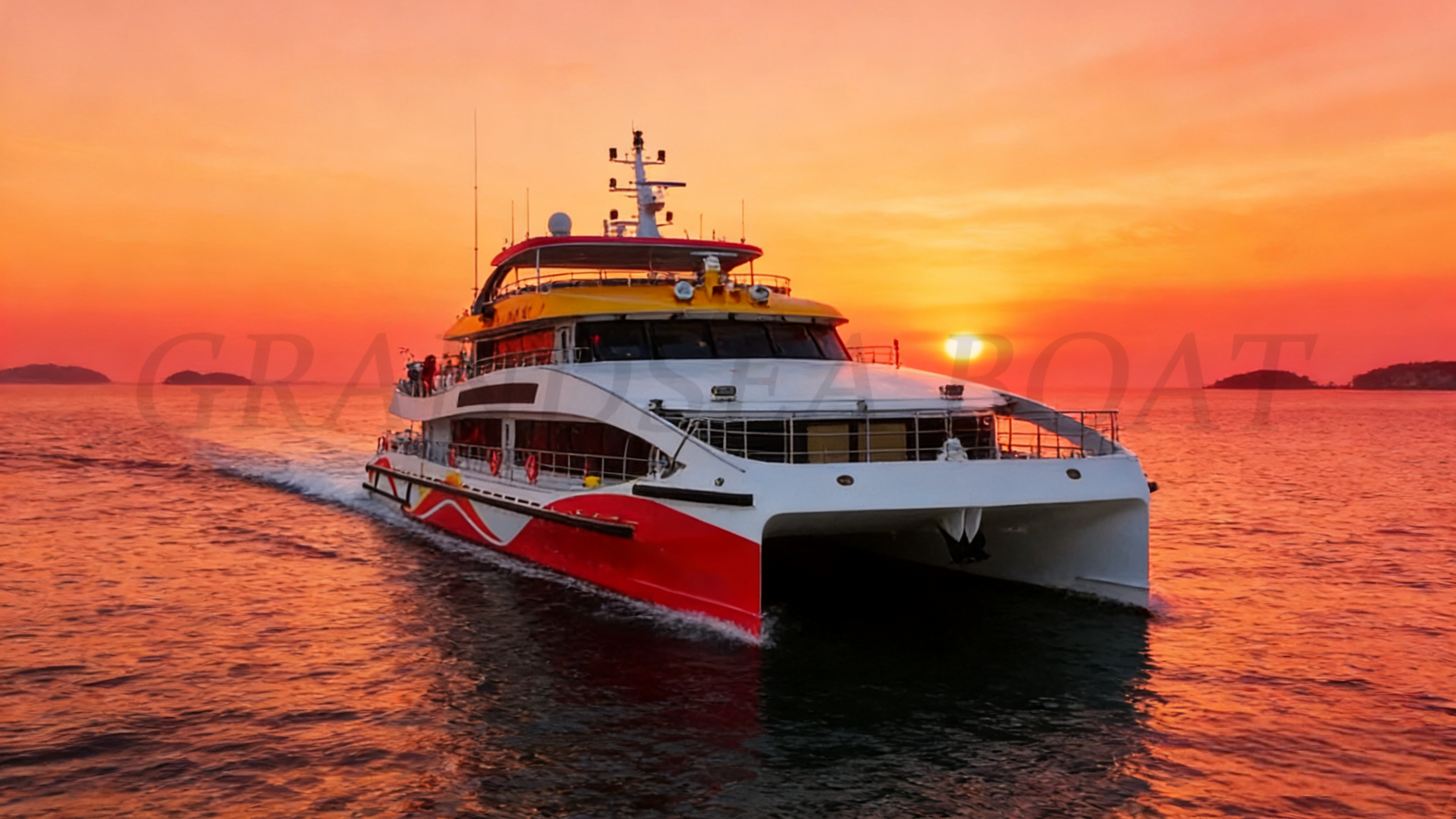 Grandsea 380 Passengers 36m/118ft Catamaran Ferry Boat for Sale