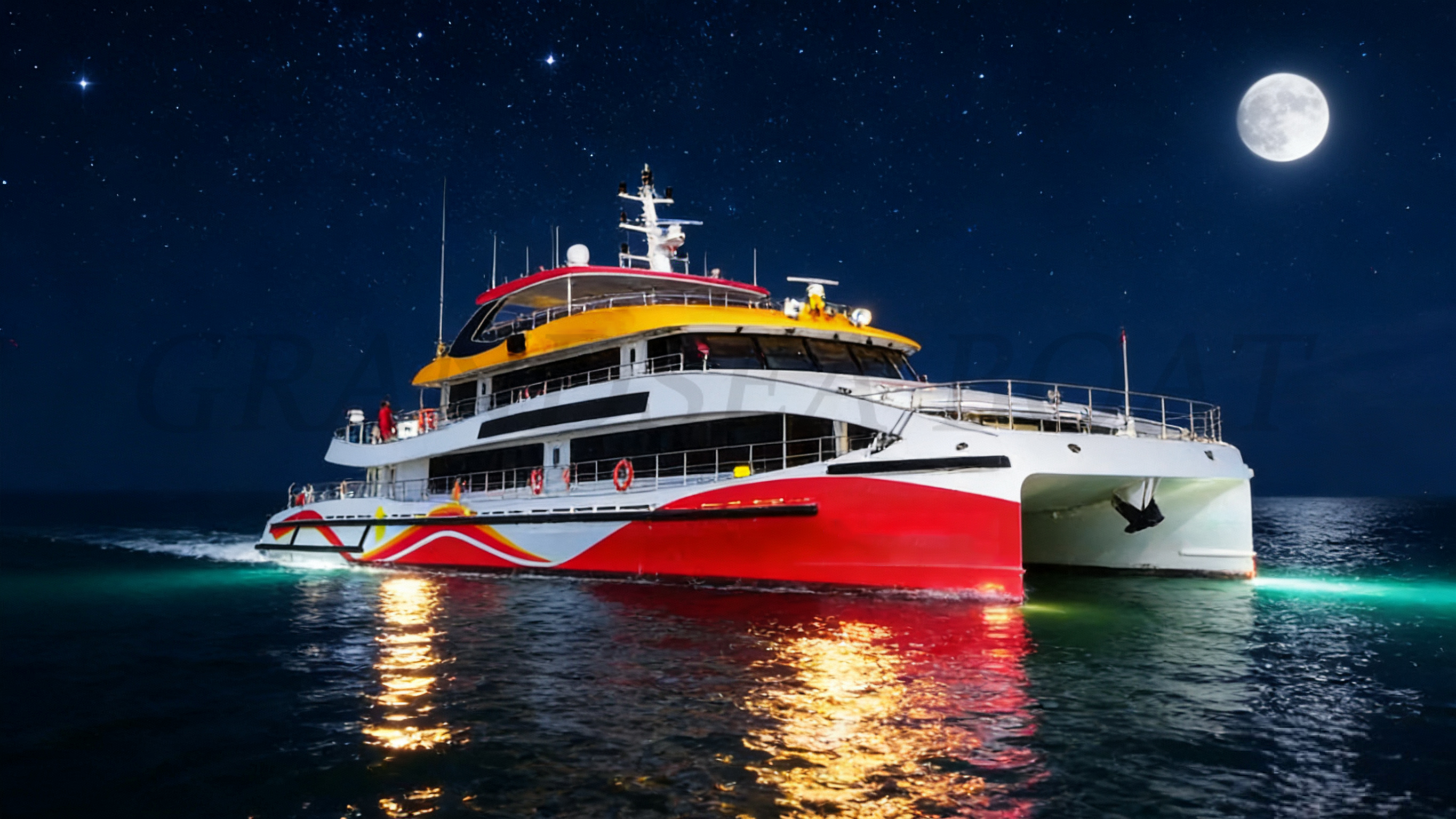 Grandsea 380 Passengers 36m/118ft Catamaran Ferry Boat for Sale
