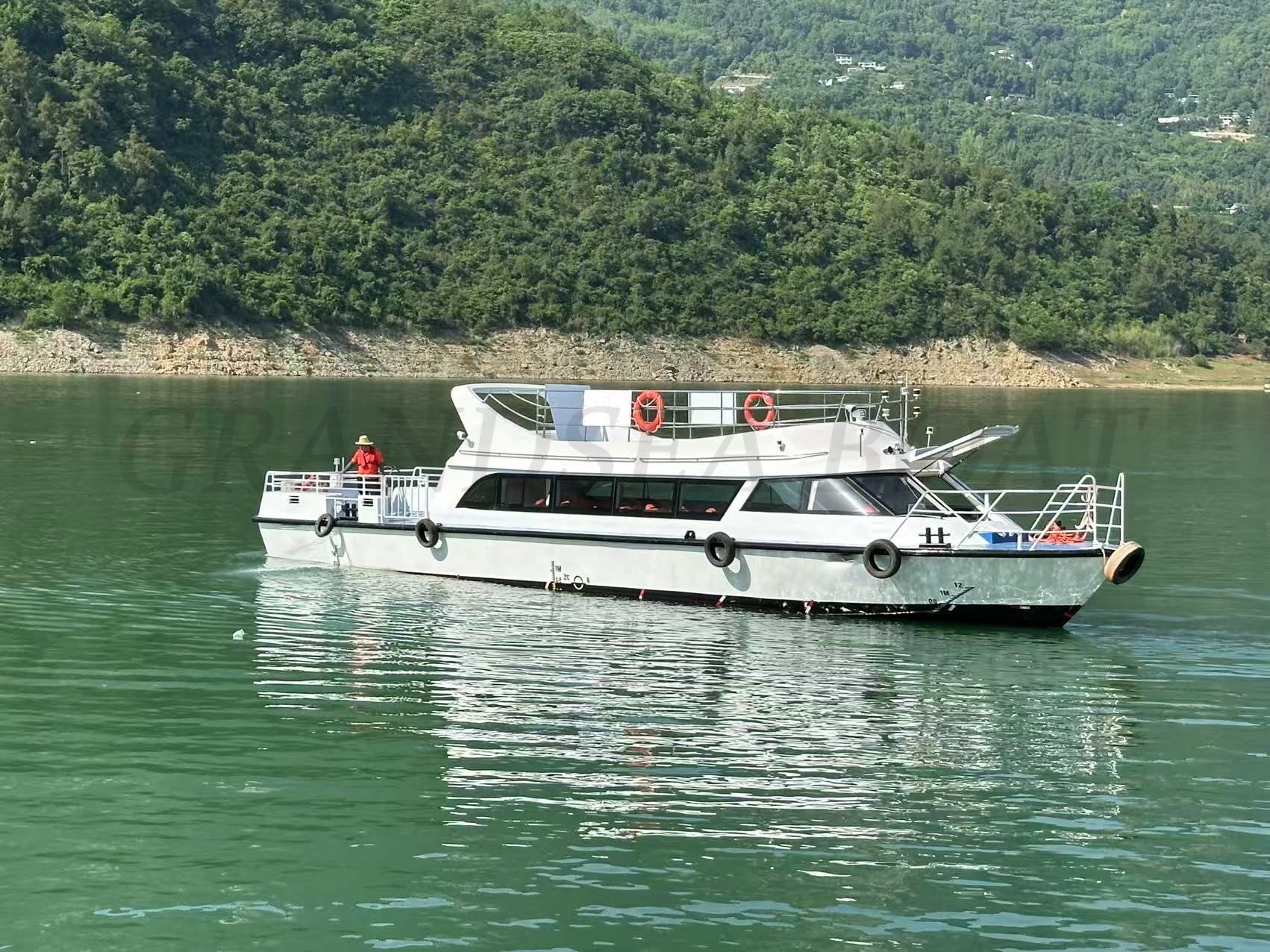 Grandsea 18.8m/65ft 50-Passenger Aluminum Boat Lake Boat 