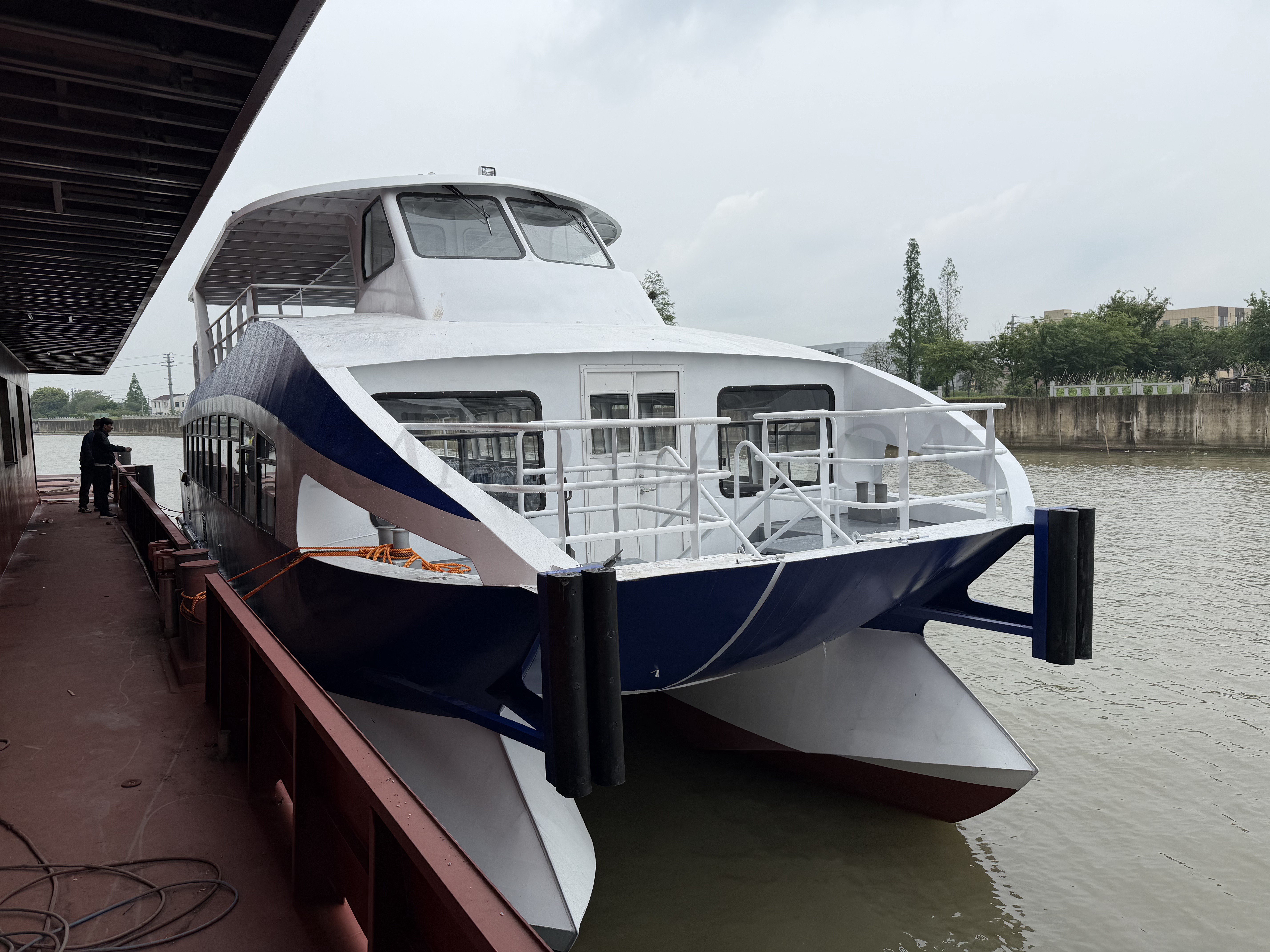 Grandsea 17m Aluminum 110seater Water Taxi Bus Catamaran Ferry Boat for sale