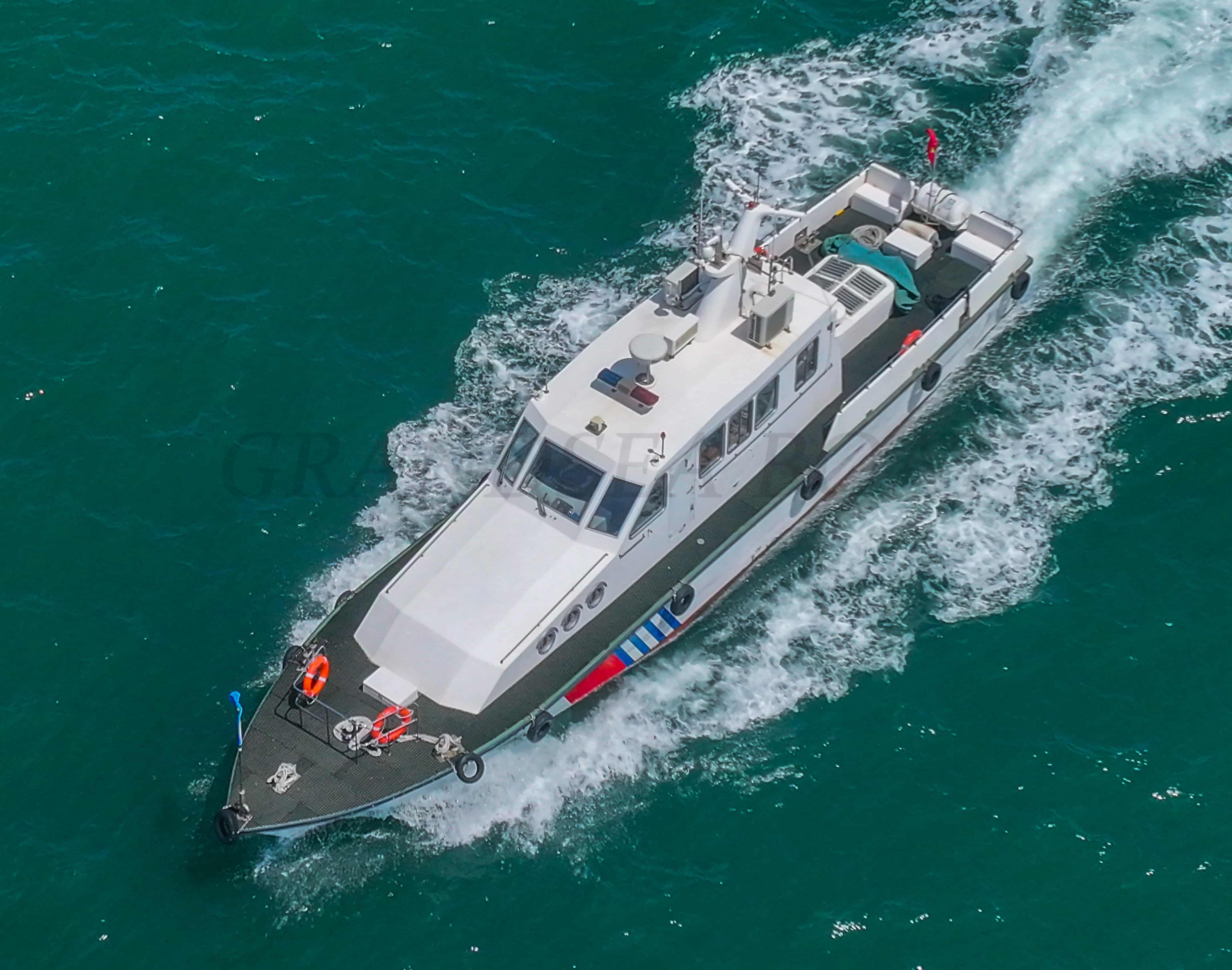 Grandsea 18m Monohull Fiberglass Fishing and Police Patrol Boat for sale