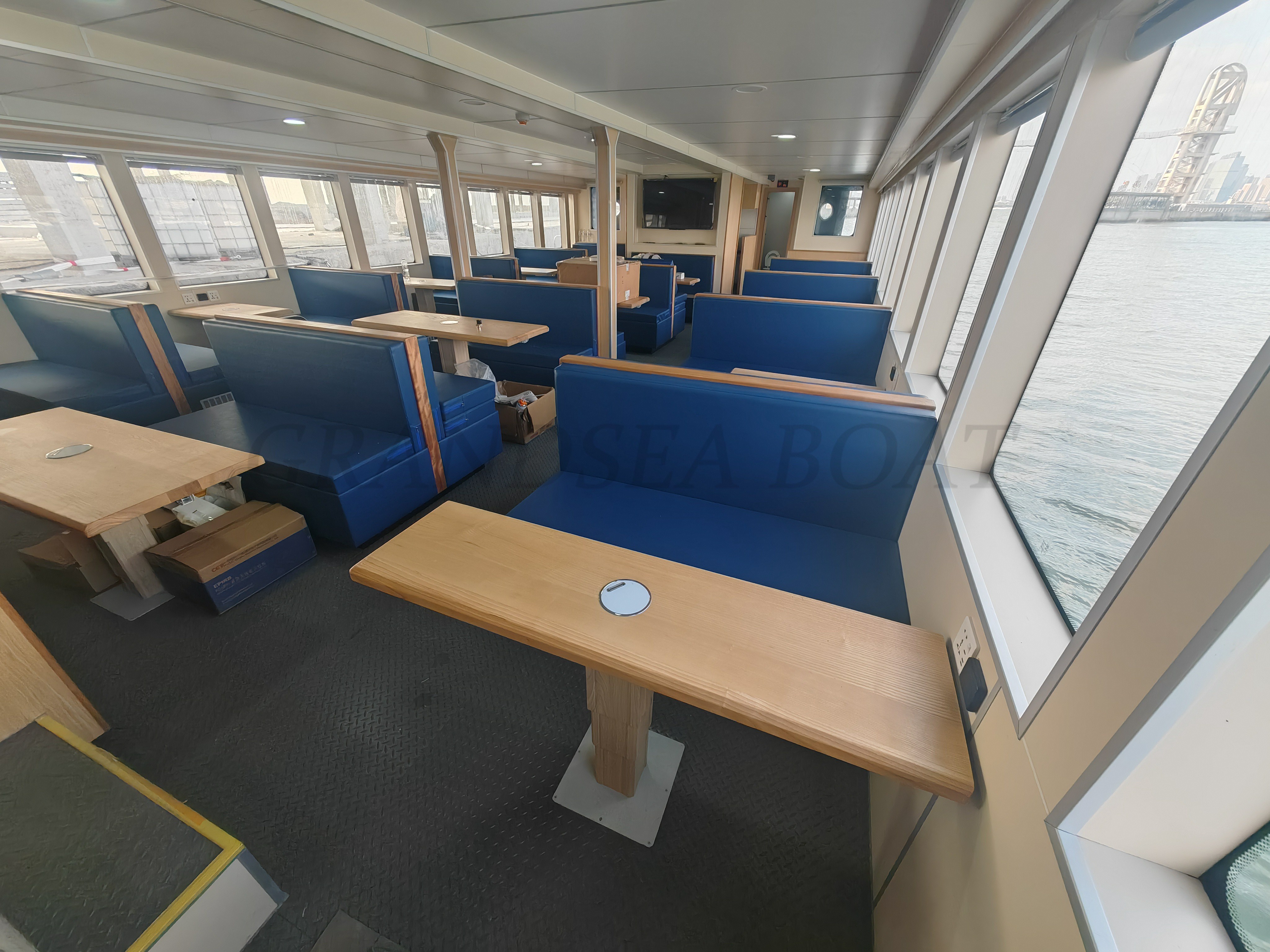 Grandsea 21m Aluminum Tour Boat 120seats Passenger Boat Sightseeing Ferry for sale
