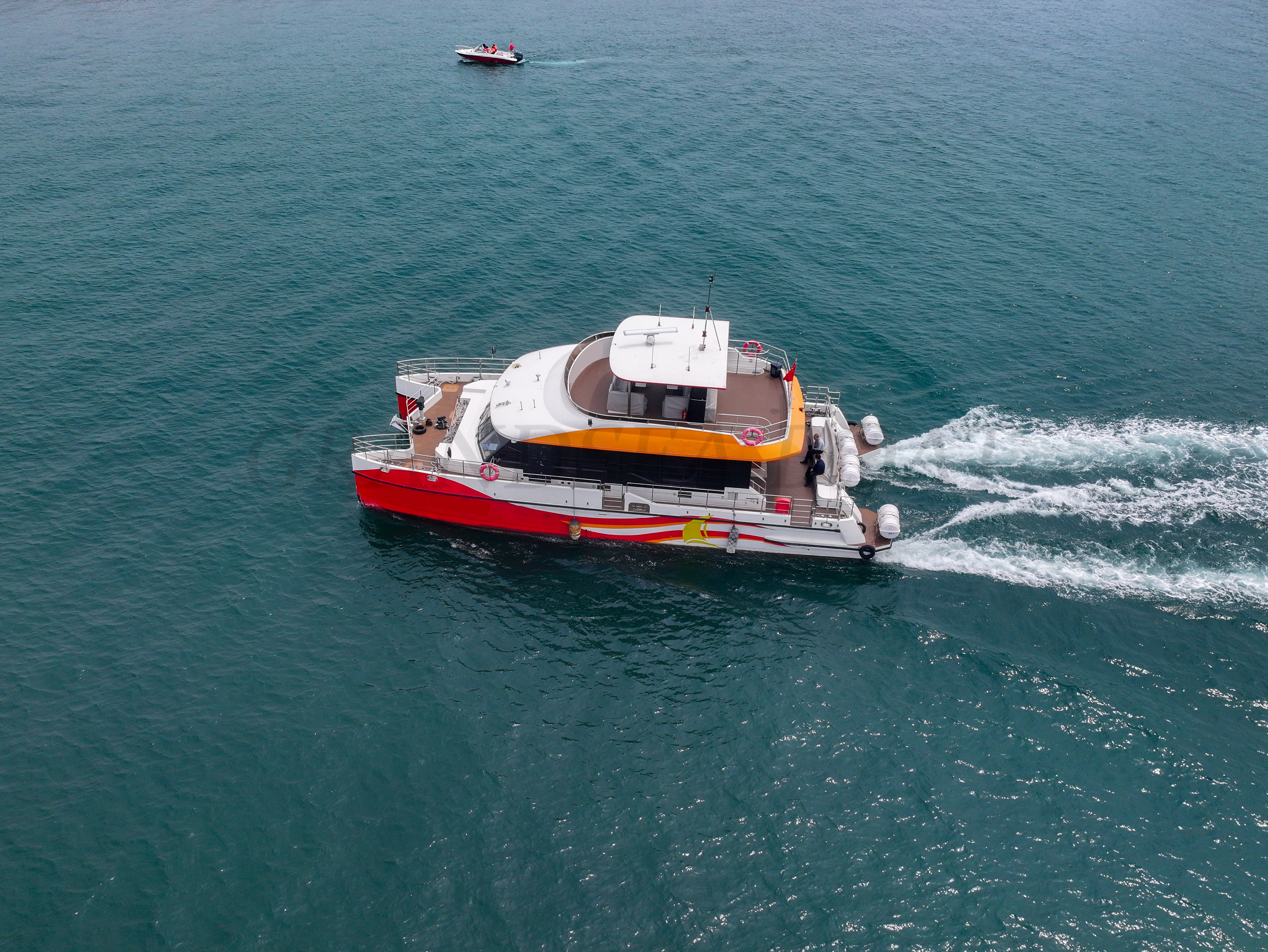 Grandsea 21m Aluminum Tour Boat 120seats Passenger Boat Sightseeing Ferry for sale