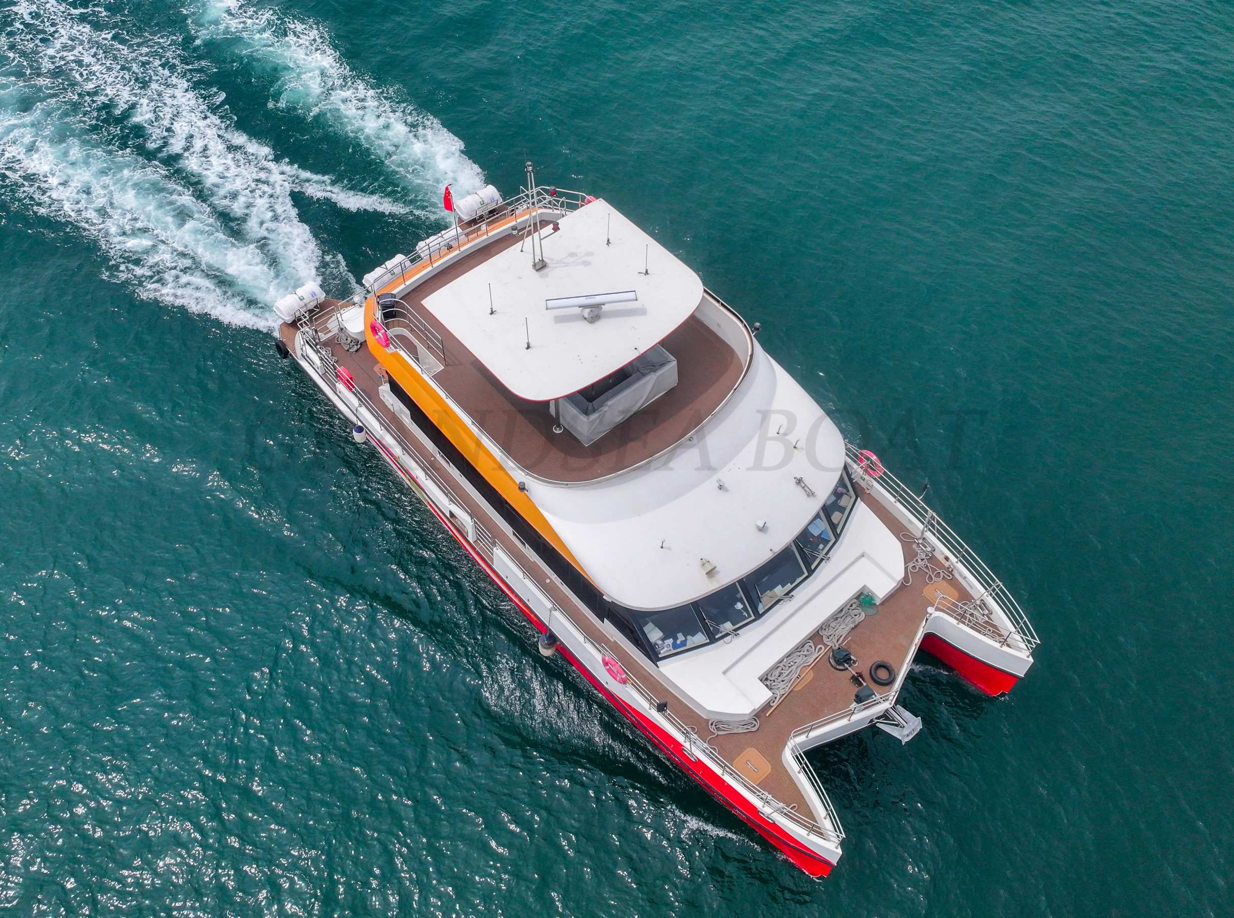 Grandsea 21m Aluminum Tour Boat 120seats Passenger Boat Sightseeing Ferry for sale