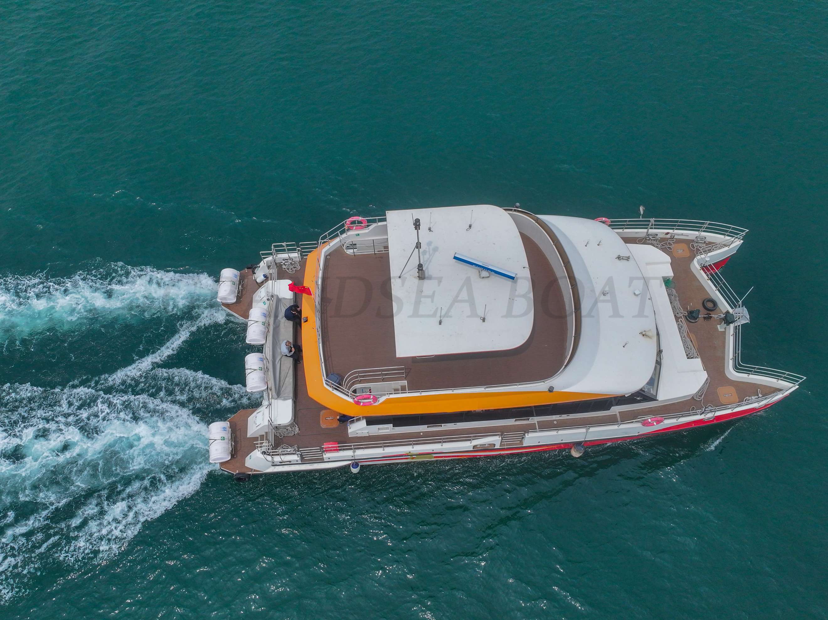 Grandsea 21m Aluminum Tour Boat 120seats Passenger Boat Sightseeing Ferry for sale