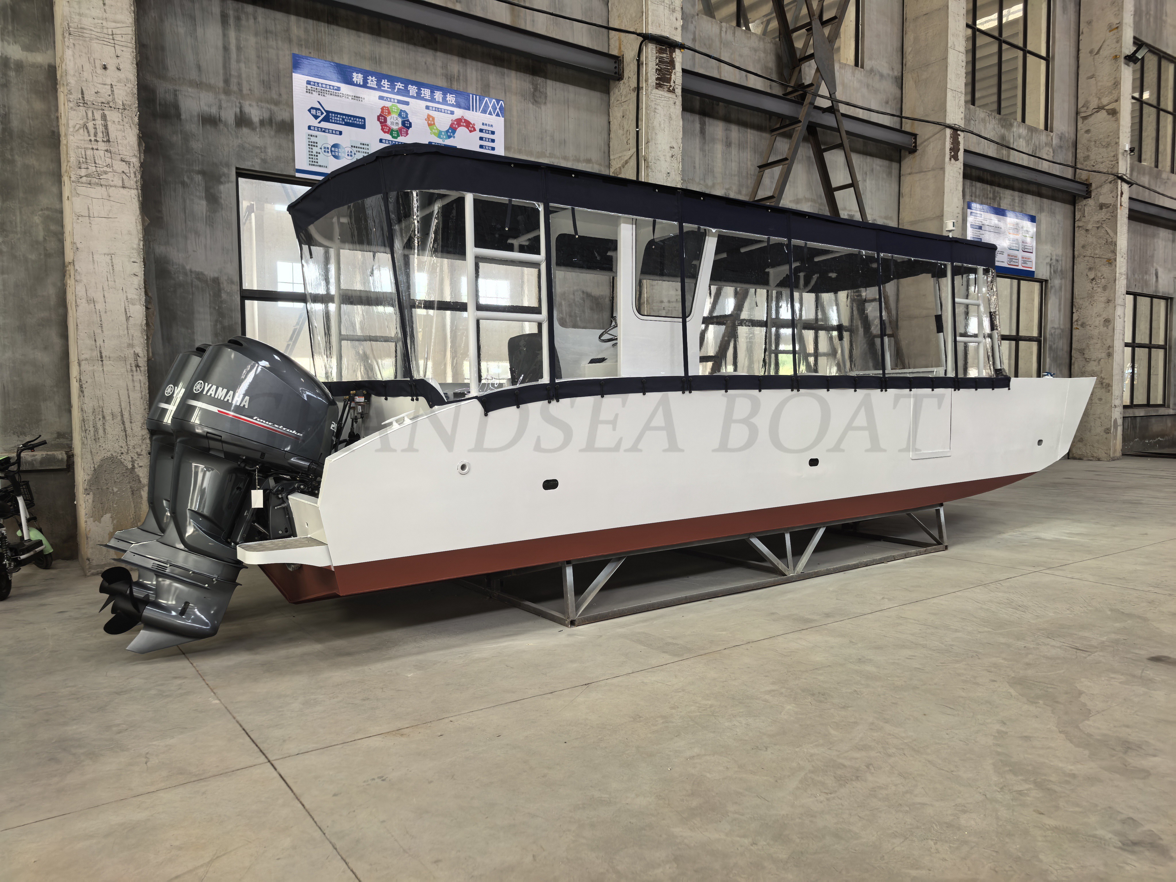 Grandsea 31ft Aluminium 12 persons Tender Boat Passenger Boat for sale