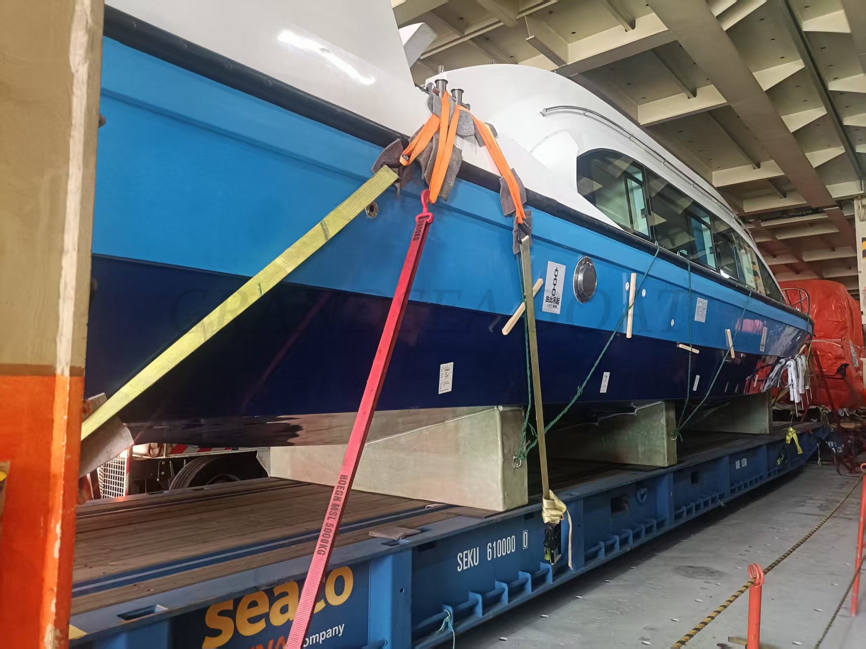 15.8m 50persons Passenger Boat Shipped to Bahamas by RO-RO ship