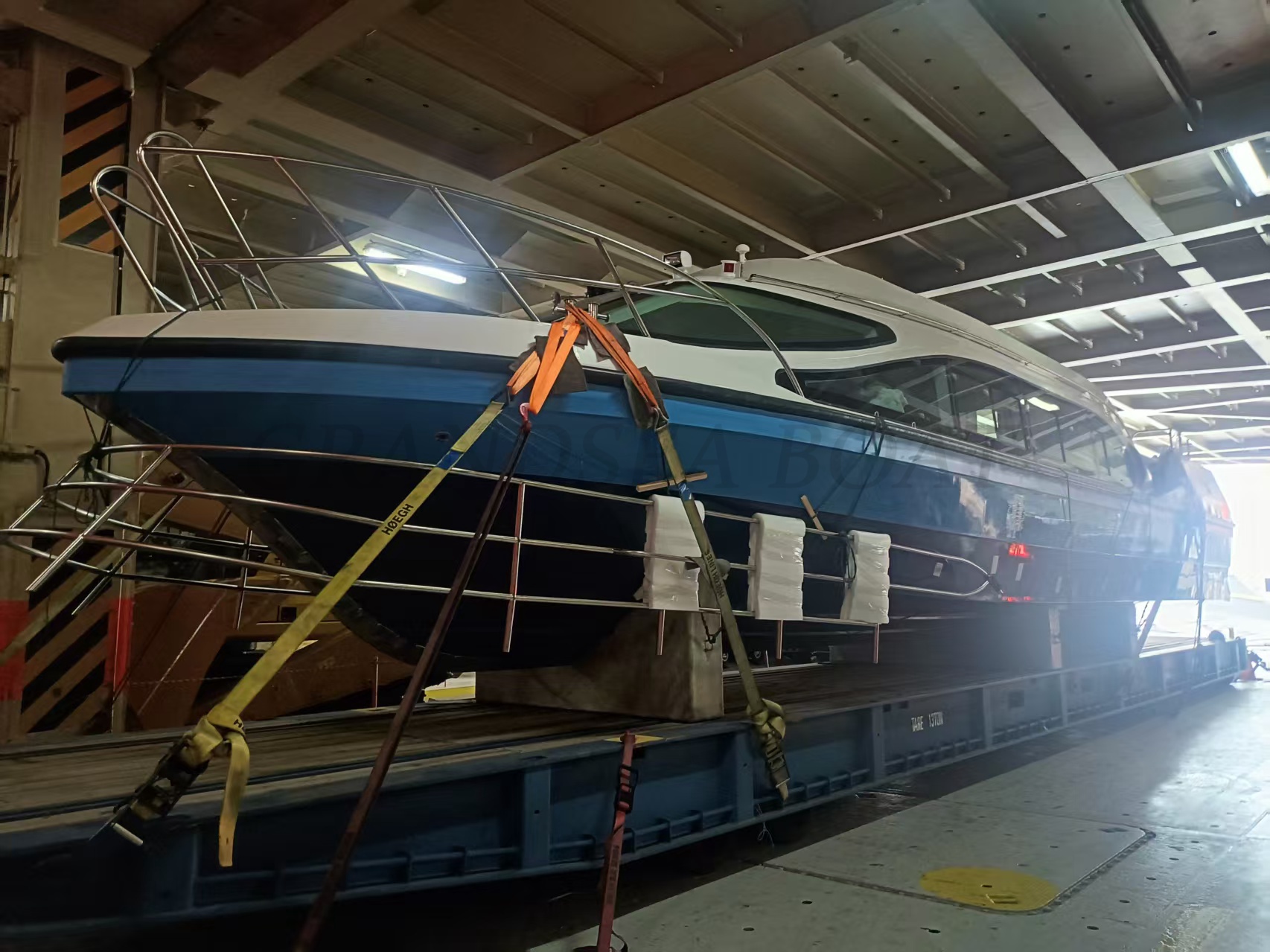 15.8m 50persons Passenger Boat Shipped to Bahamas by RO-RO ship