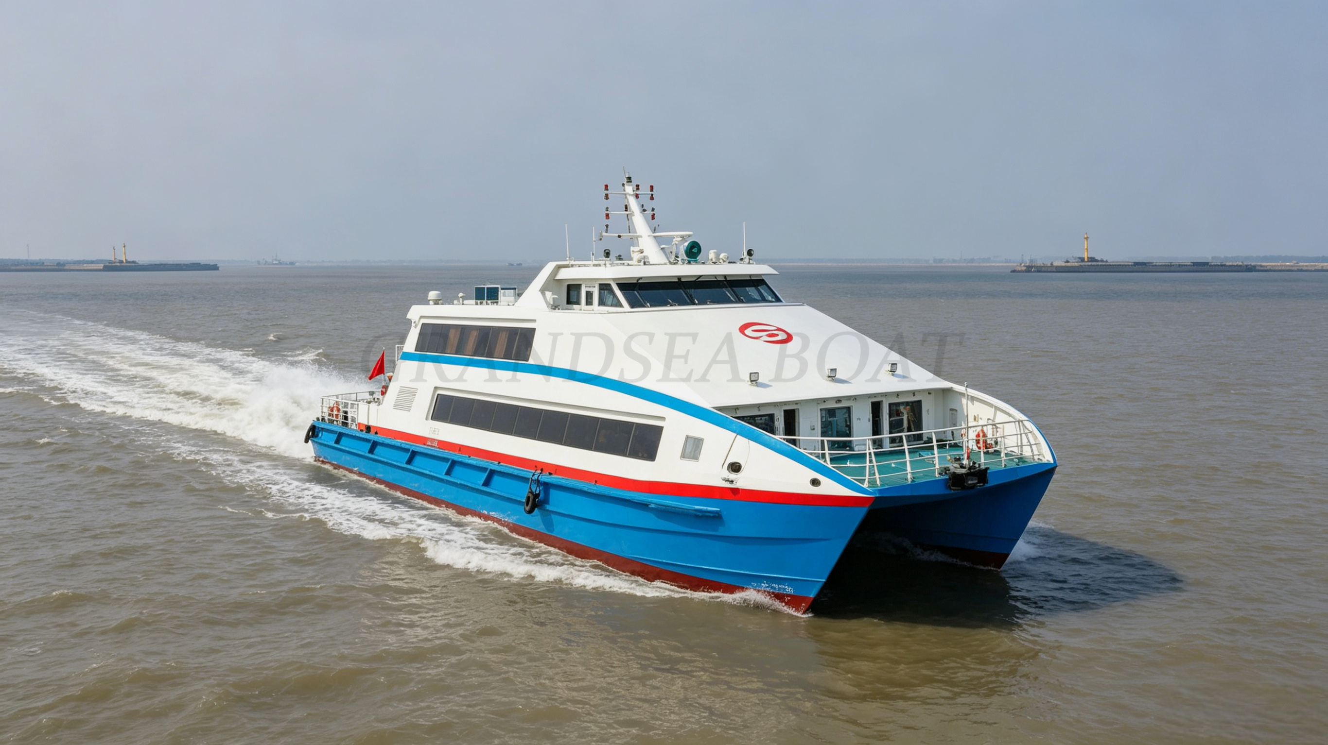 Grandsea 33m 300seats aluminum ferry ship catamaran ferry boat for sale