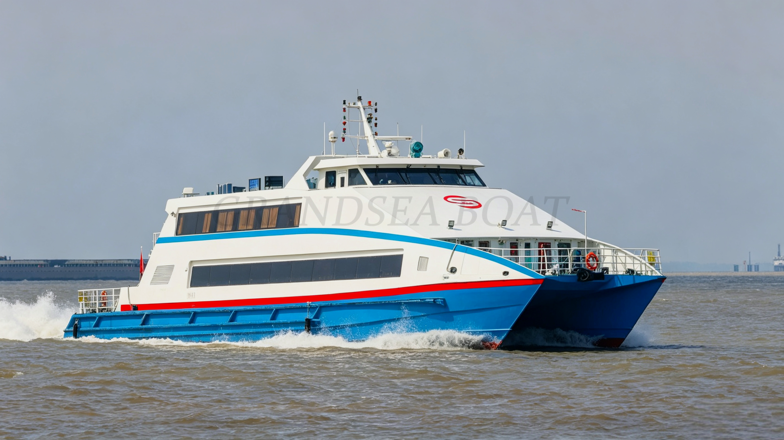Grandsea 33m 300seats aluminum ferry ship catamaran ferry boat for sale