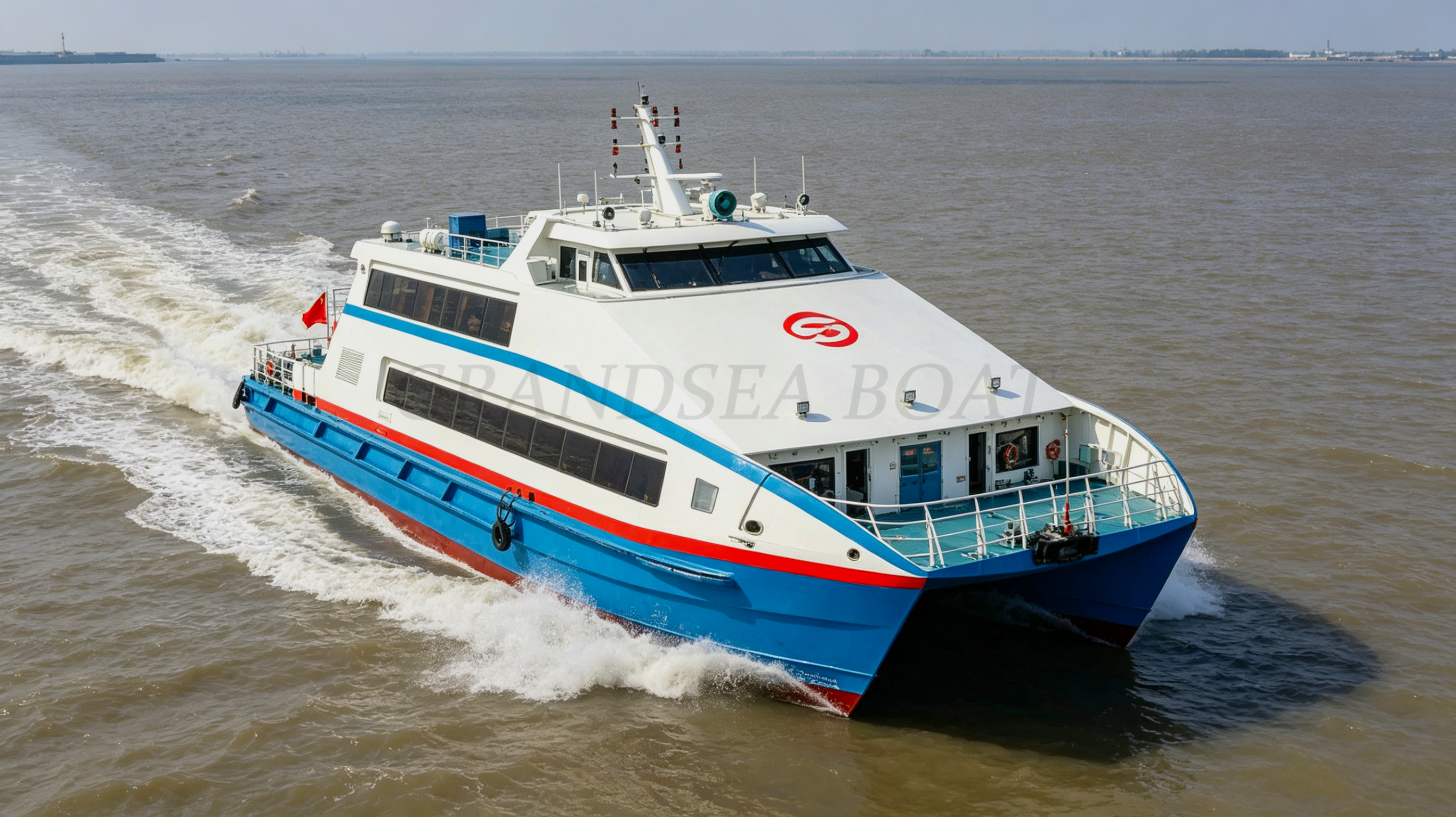 Grandsea 33m 300seats aluminum ferry ship catamaran ferry boat for sale