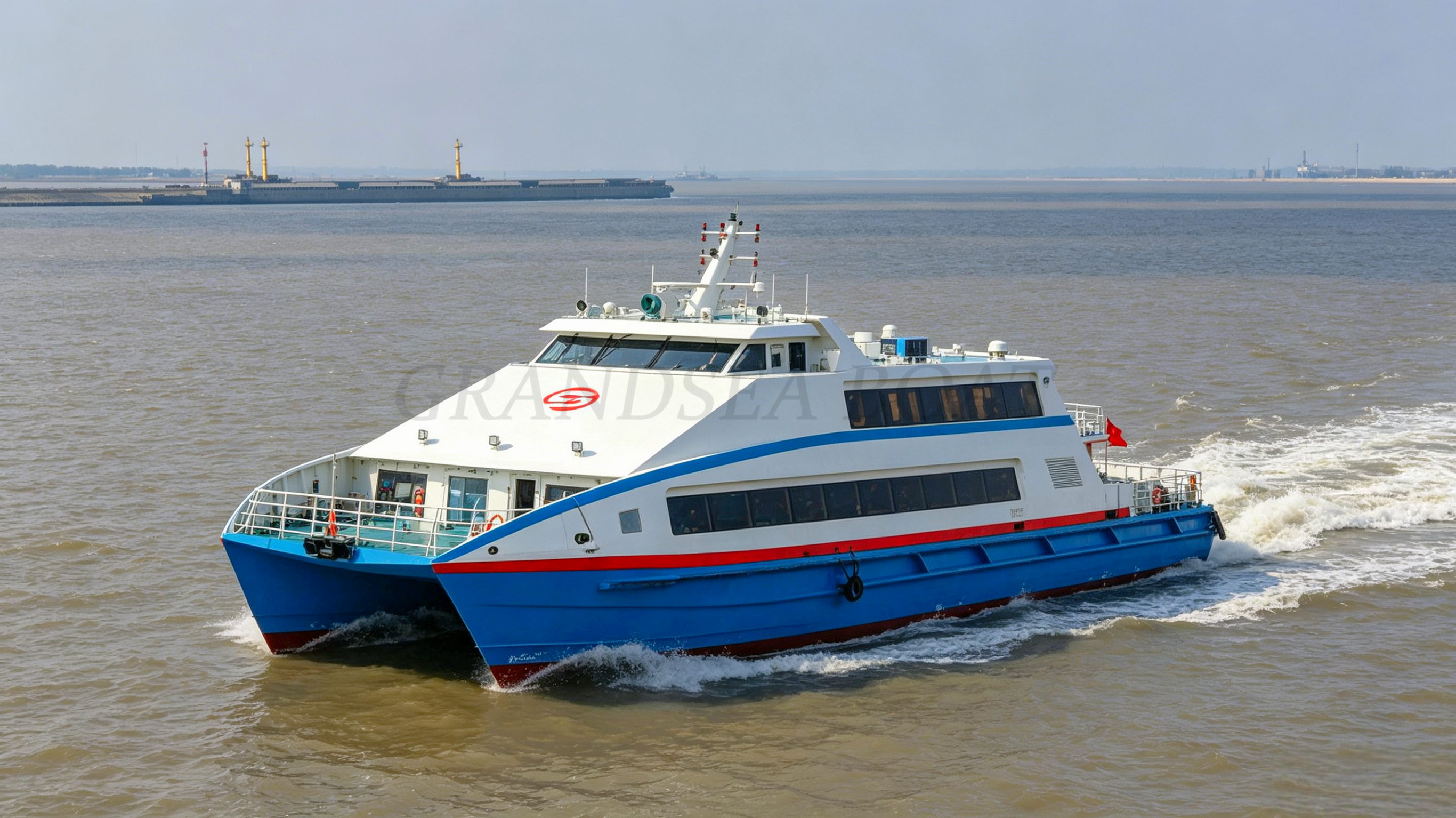 Grandsea 33m 300seats aluminum ferry ship catamaran ferry boat for sale