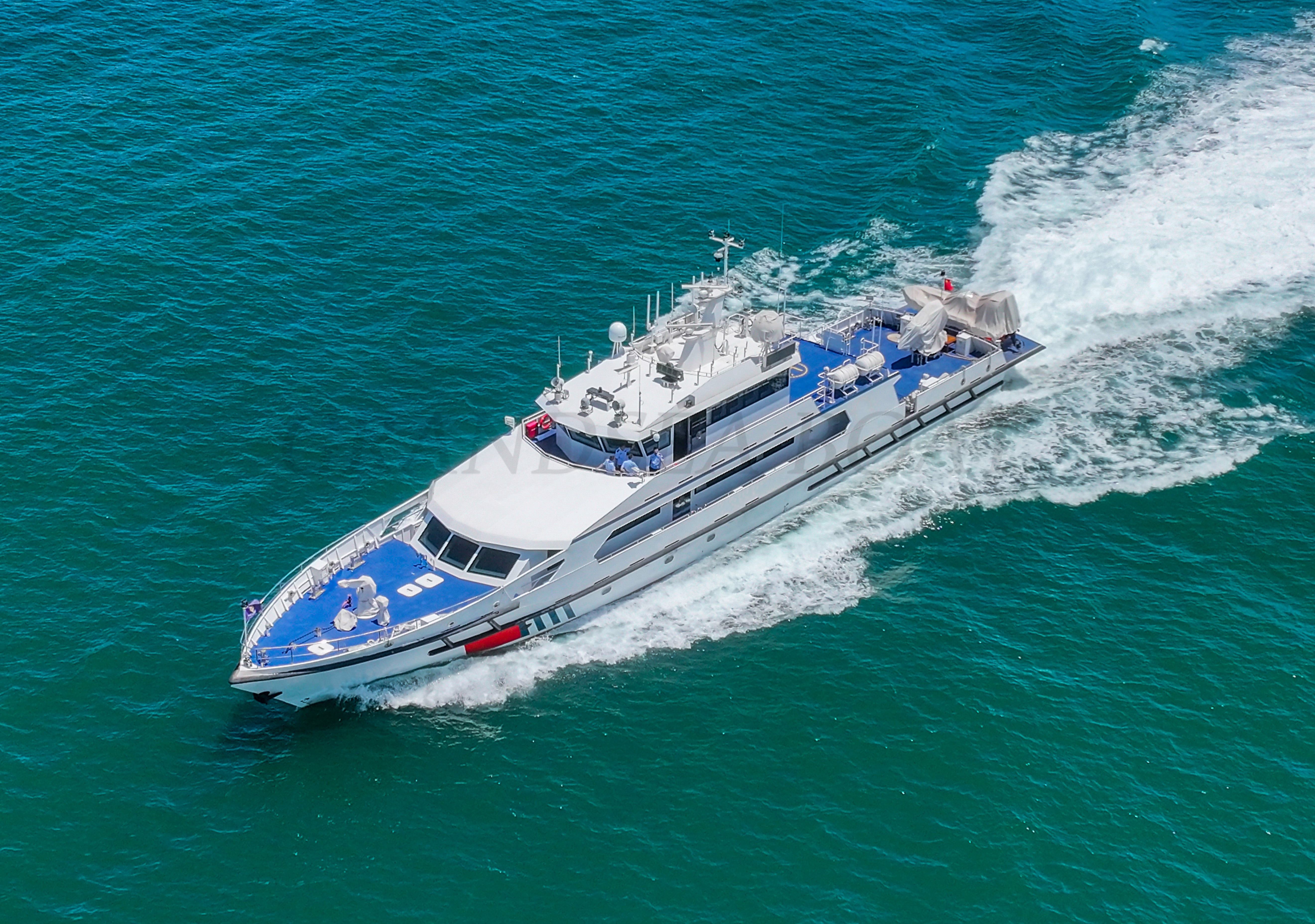 Grandsea Length 27m Aluminum Police Boat Coast Guard Boat for sale 