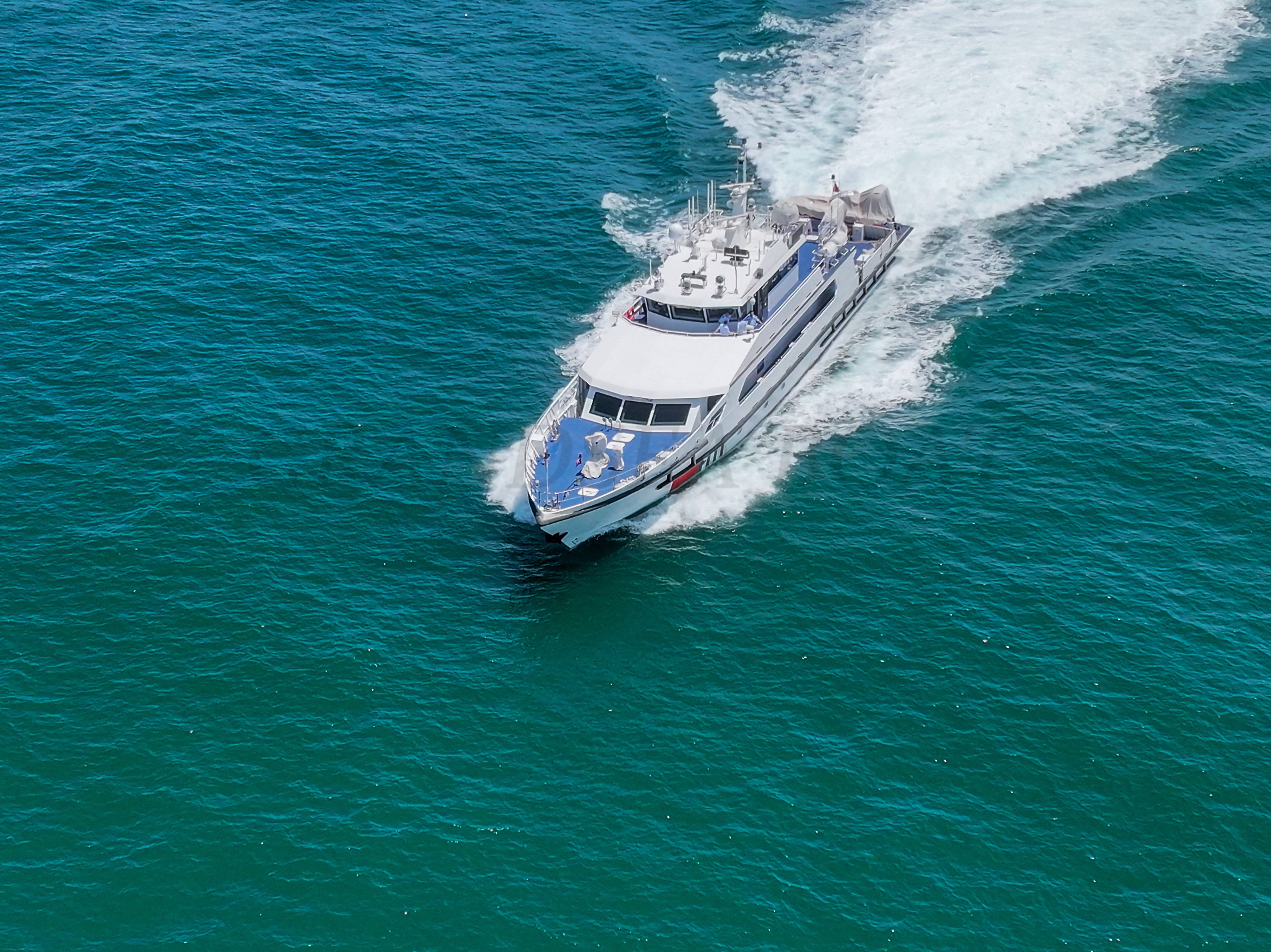 Grandsea Length 27m Aluminum Police Boat Coast Guard Boat for sale 