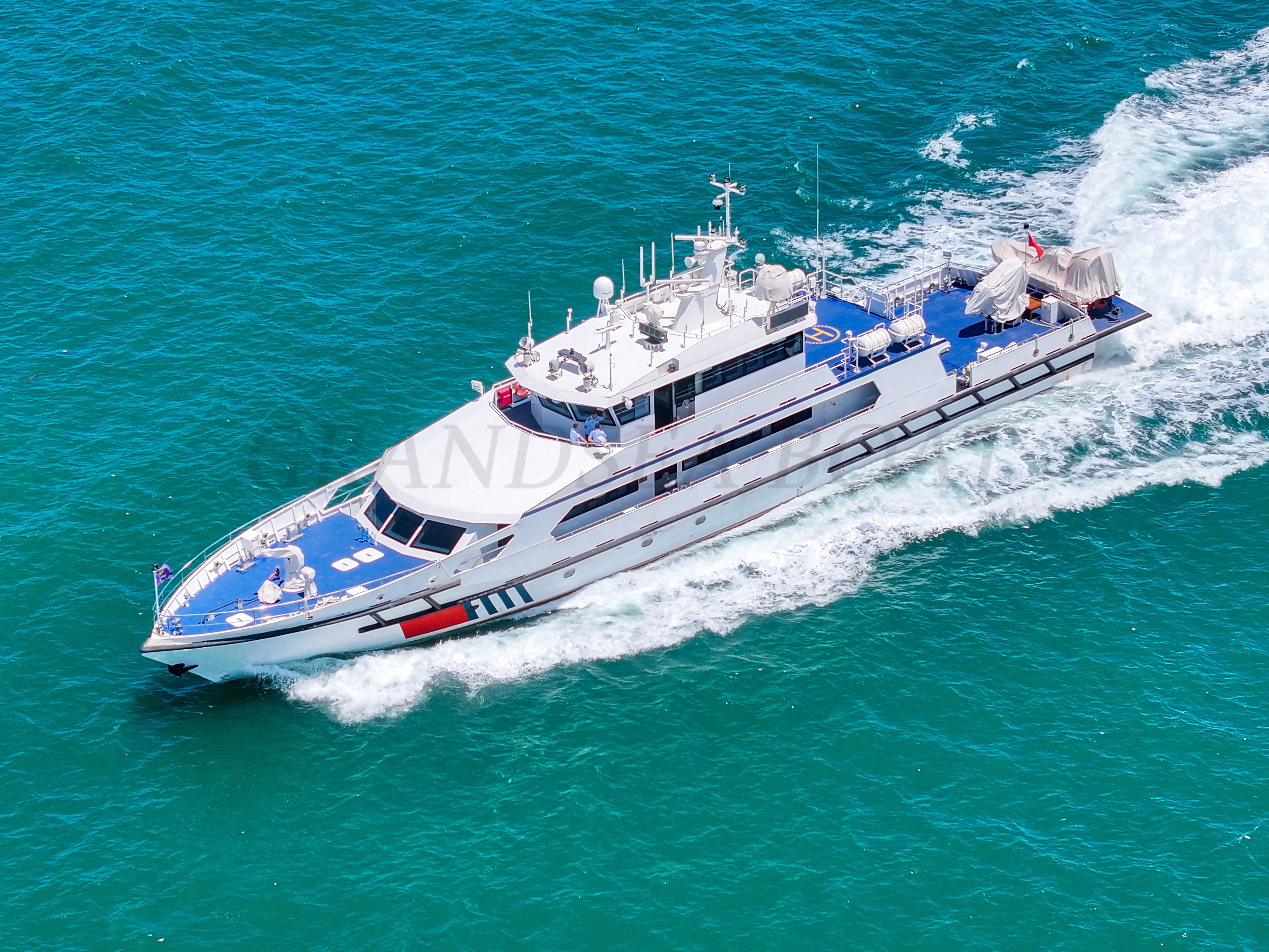 Grandsea Length 27m Aluminum Police Boat Coast Guard Boat for sale 