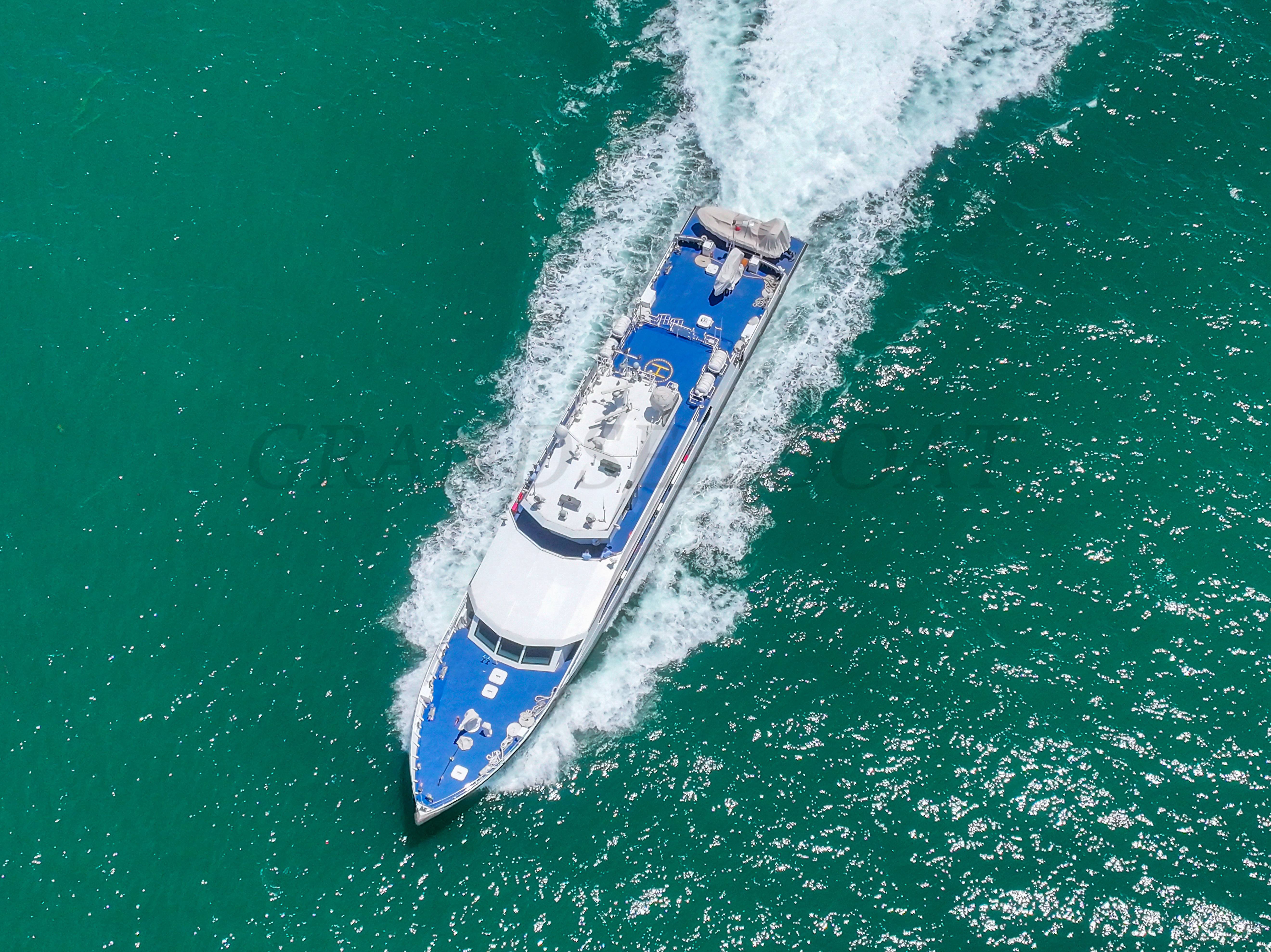Grandsea Length 27m Aluminum Police Boat Coast Guard Boat for sale 
