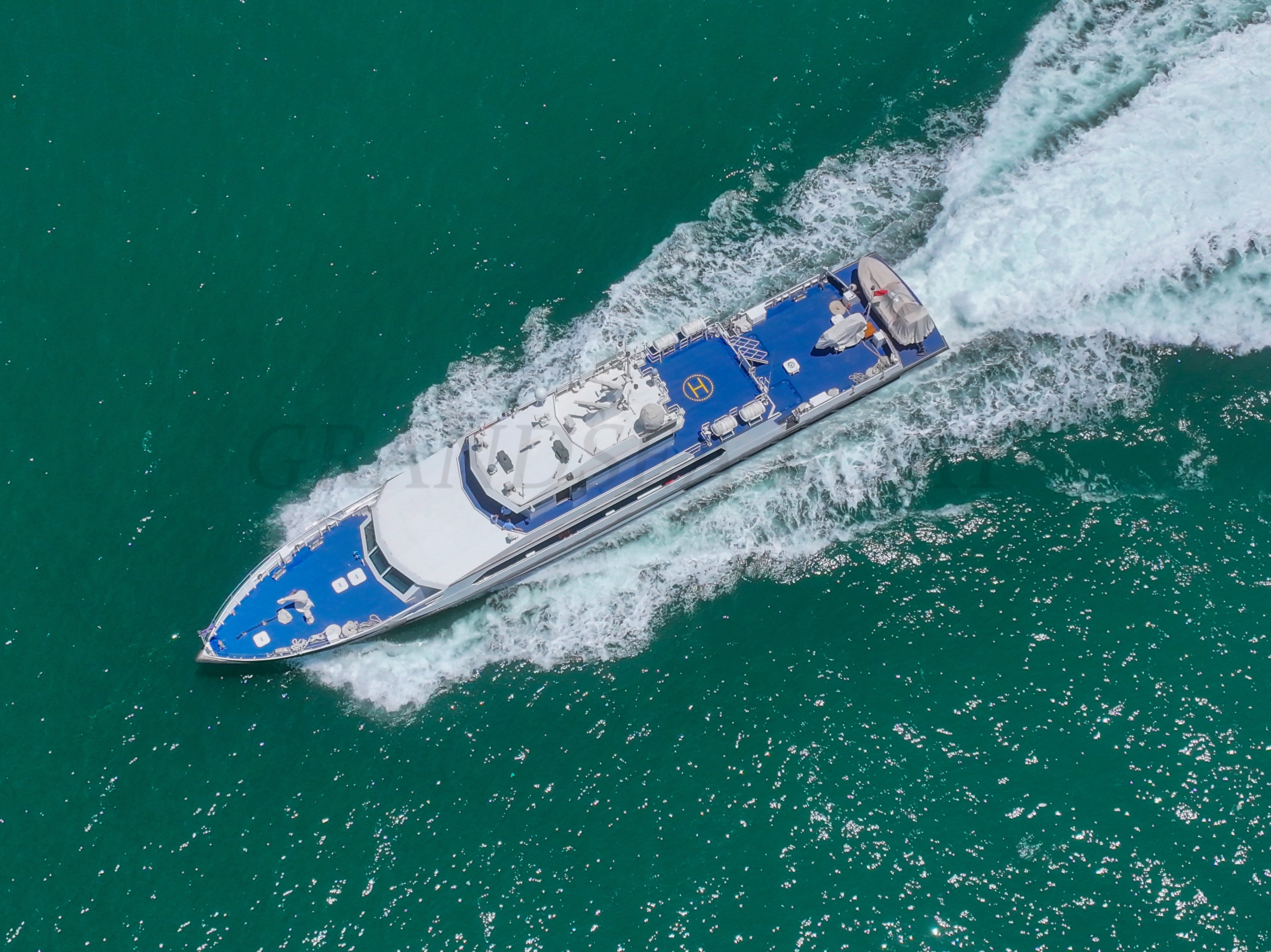 Grandsea Length 27m Aluminum Police Boat Coast Guard Boat for sale 