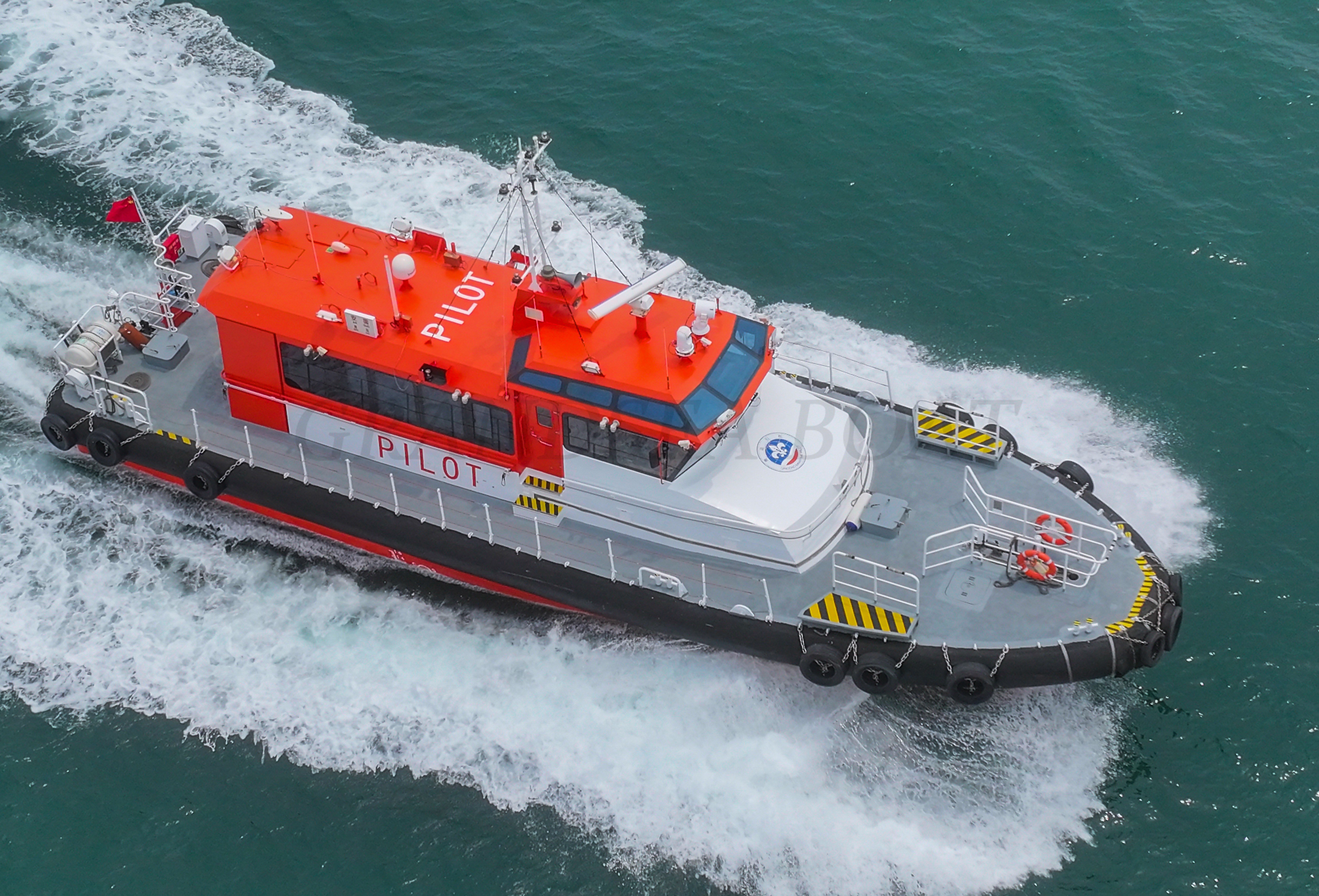 Grandsea 21.9m Aluminum Pilot Boat Patrol Vessel for sale rough sea use