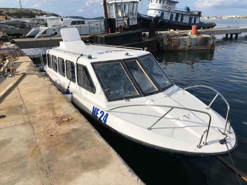 18 Persons Fiberglass Speed Passenger Ferry Motor Boats for Sale