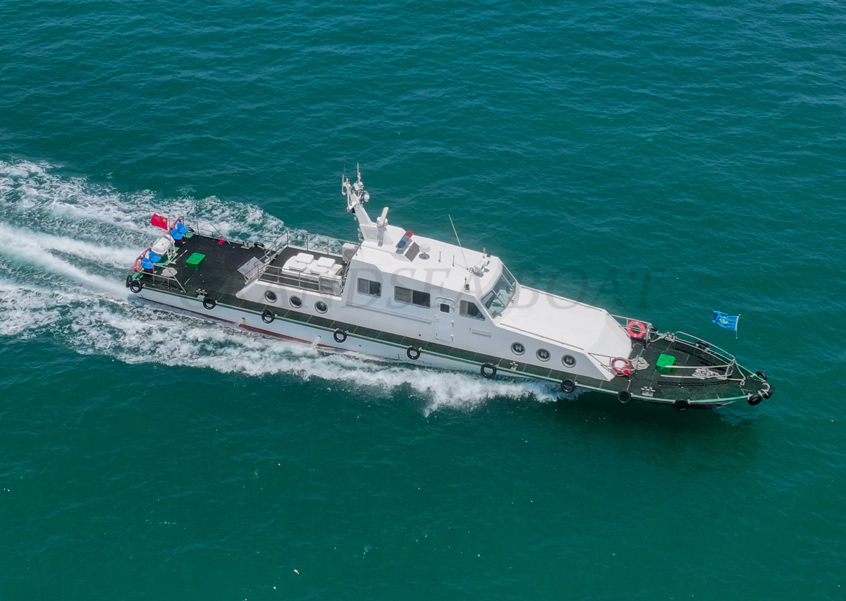 Grandsea Length 26m Aluminum River Patrol boat builder Law Enforcement Boat