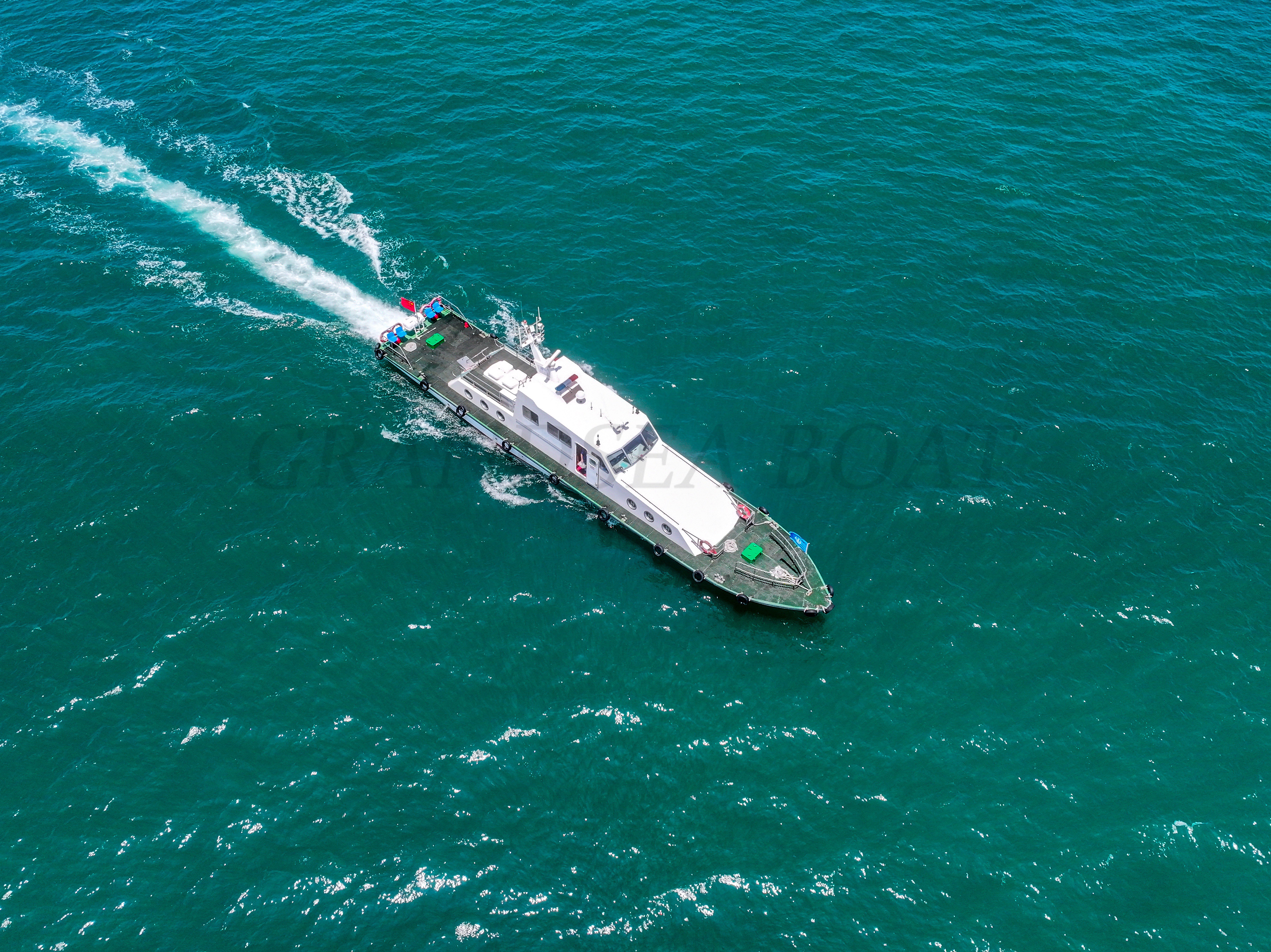 Grandsea Length 26m Aluminum River Patrol boat builder Law Enforcement Boat