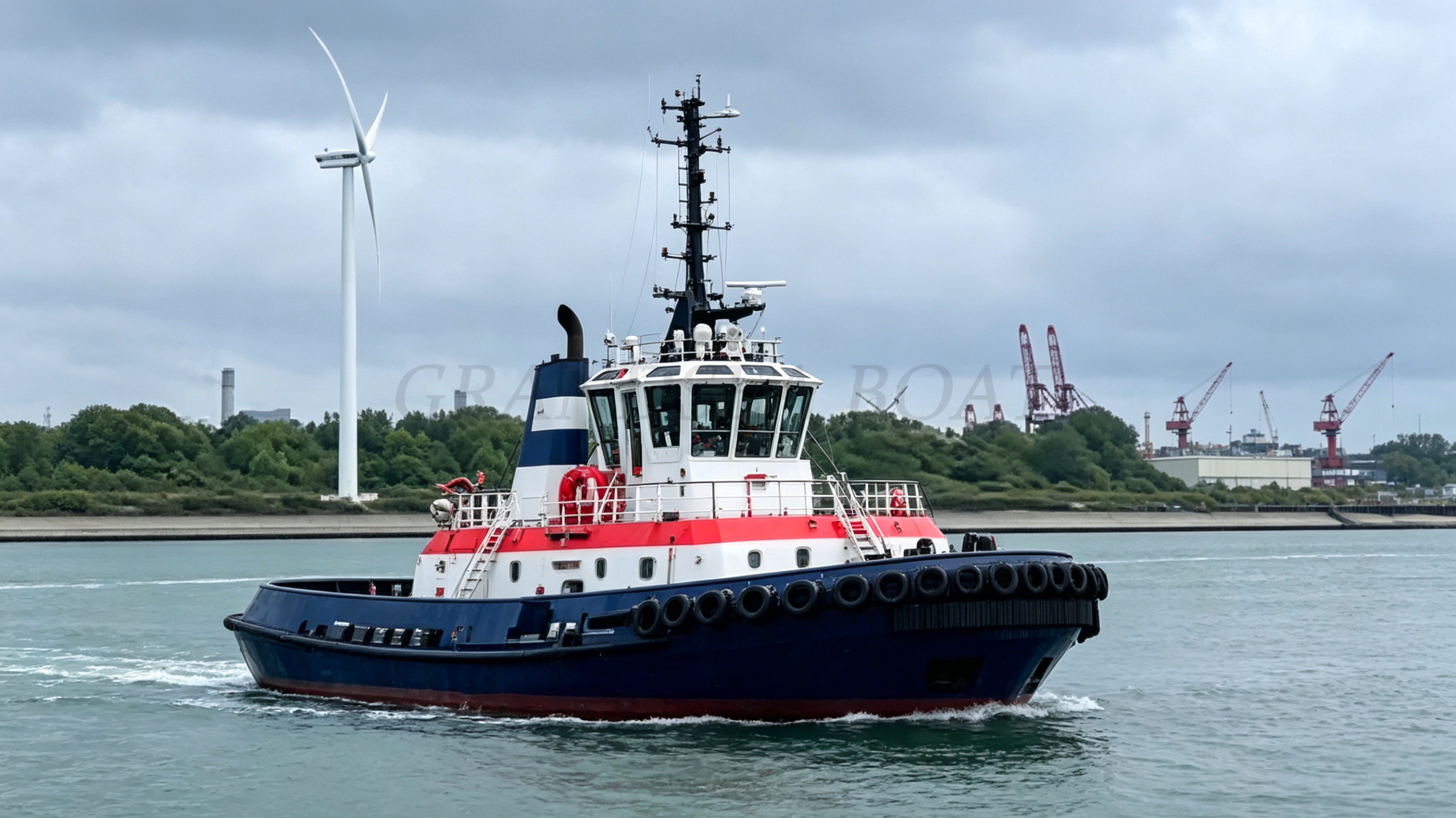 Grandsea 28m 3200hp 42t Bollard Pull tugboat ASD tug boat for sale