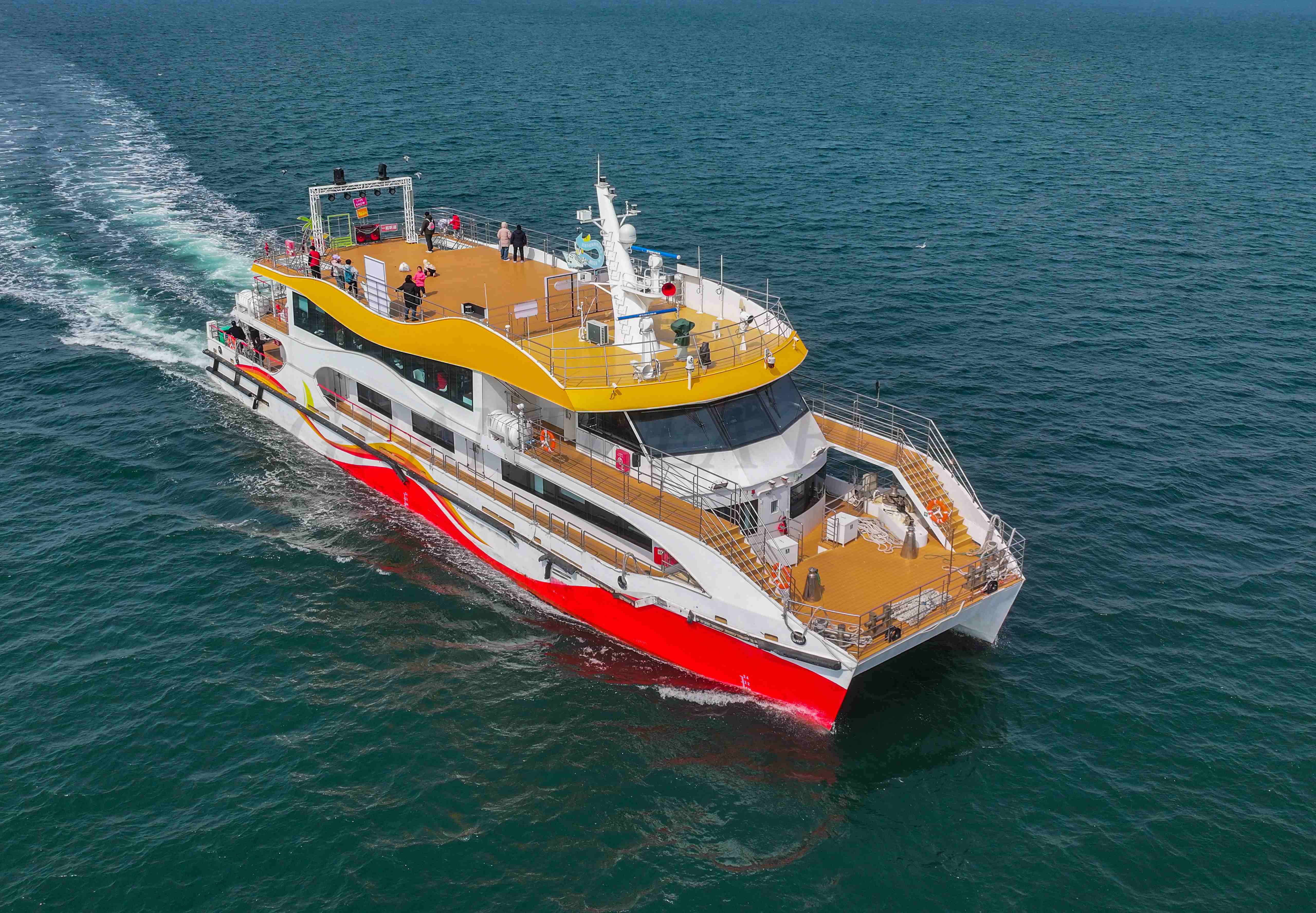 Grandsea 35m 200seats aluminum Party Boat Dinner Cruise Tourist Boats for sale