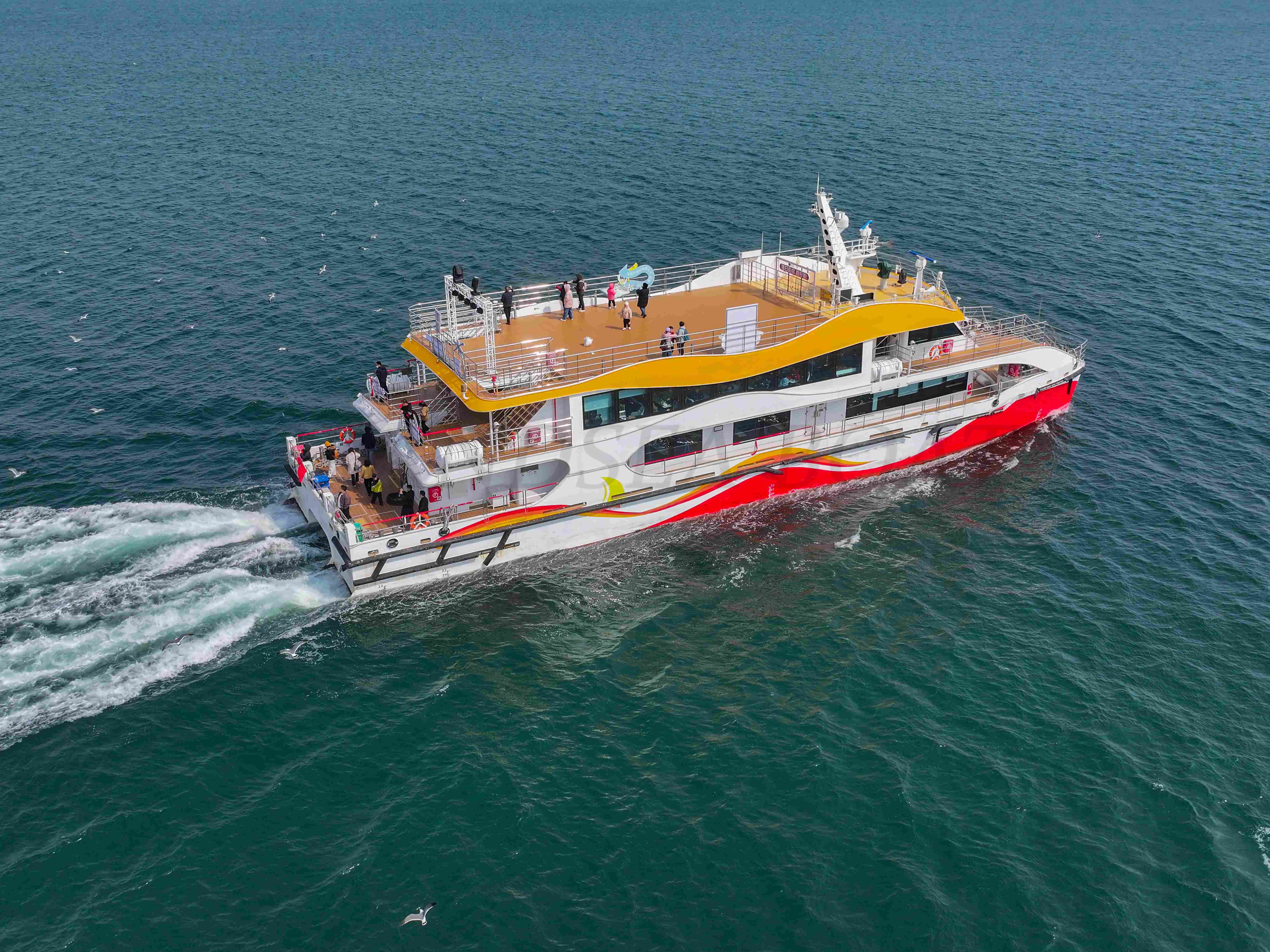 Grandsea 35m 200seats aluminum Party Boat Dinner Cruise Tourist Boats for sale