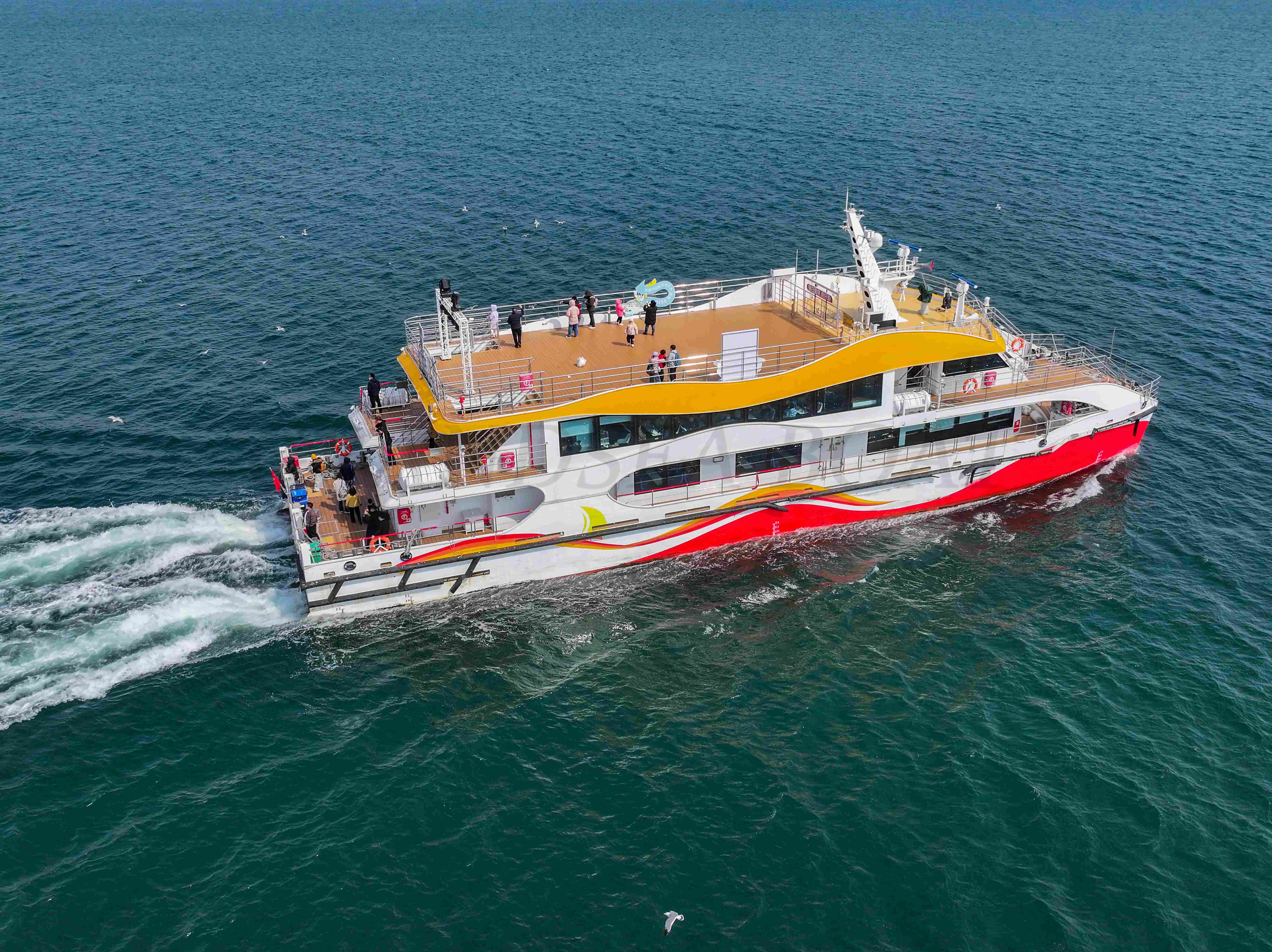 Grandsea 35m 200seats aluminum Party Boat Dinner Cruise Tourist Boats for sale