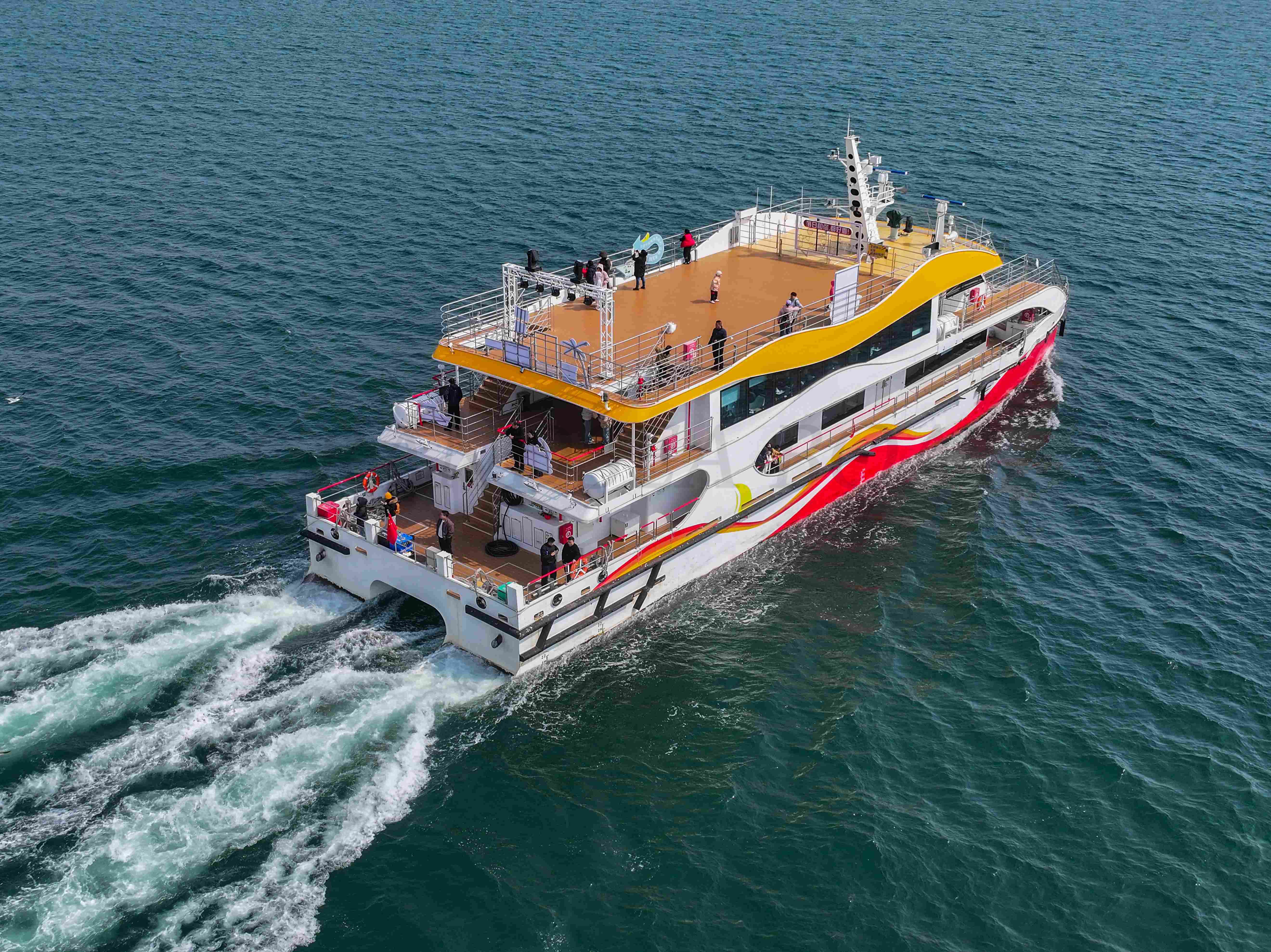Grandsea 35m 200seats aluminum Party Boat Dinner Cruise Tourist Boats for sale