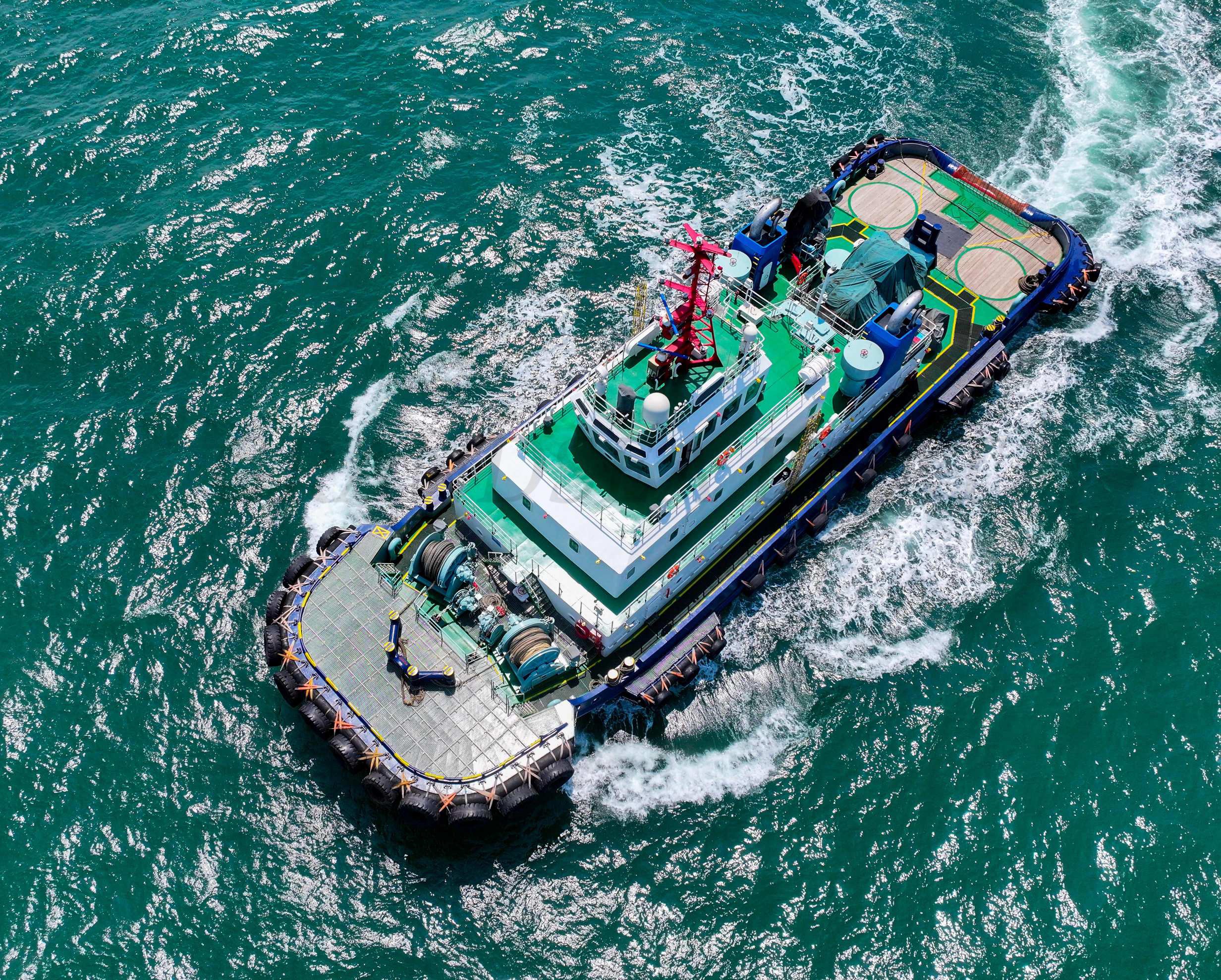 Grandsea 39m Tugboat Tug Work Boat Shipyard  87T Bollard Pull Capacity Tugboat for sale