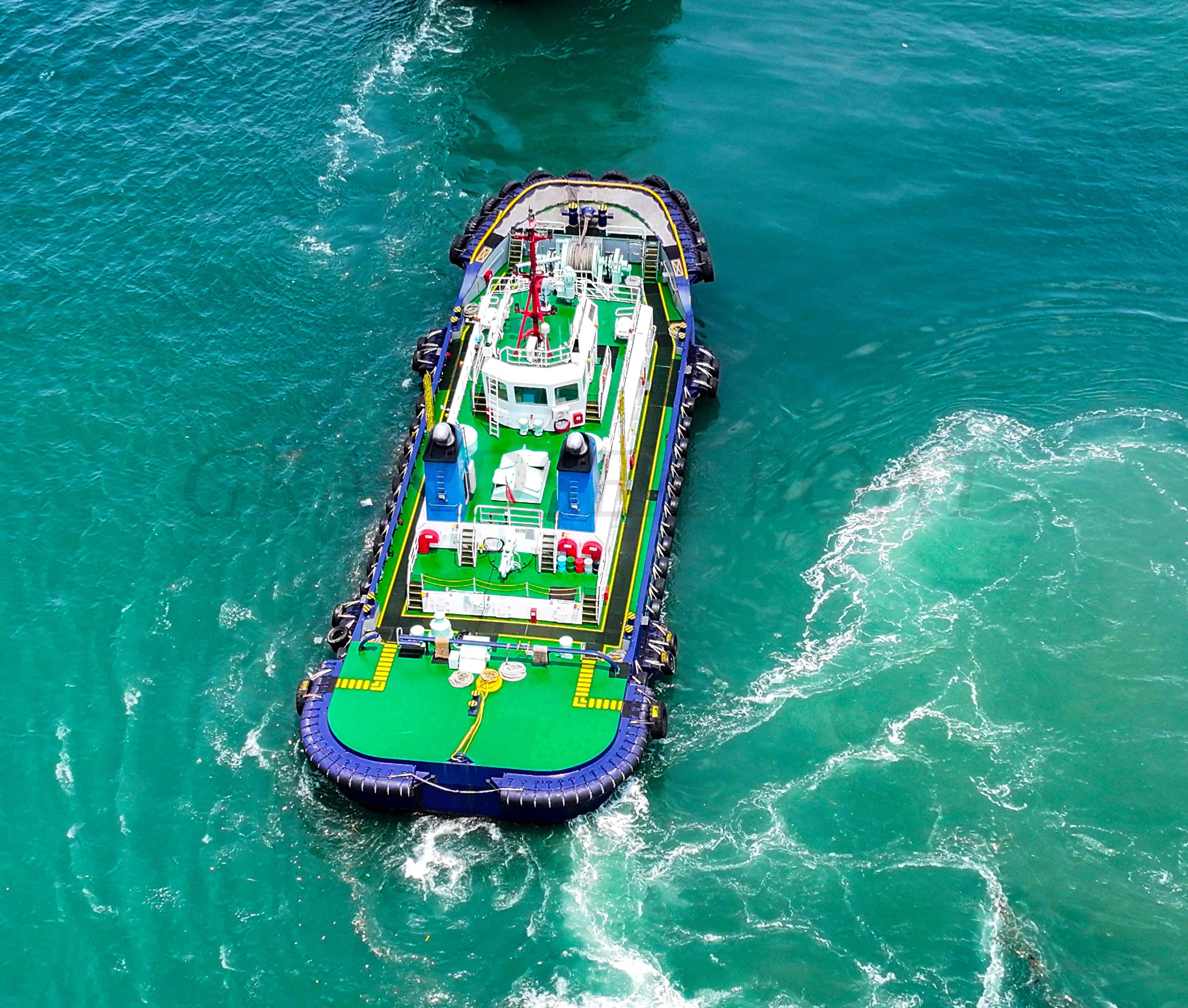 Grandsea 42m Tugboat for sale 100t Bollard Pull Tug Work Boat 8000hp Tugboat Shipyard