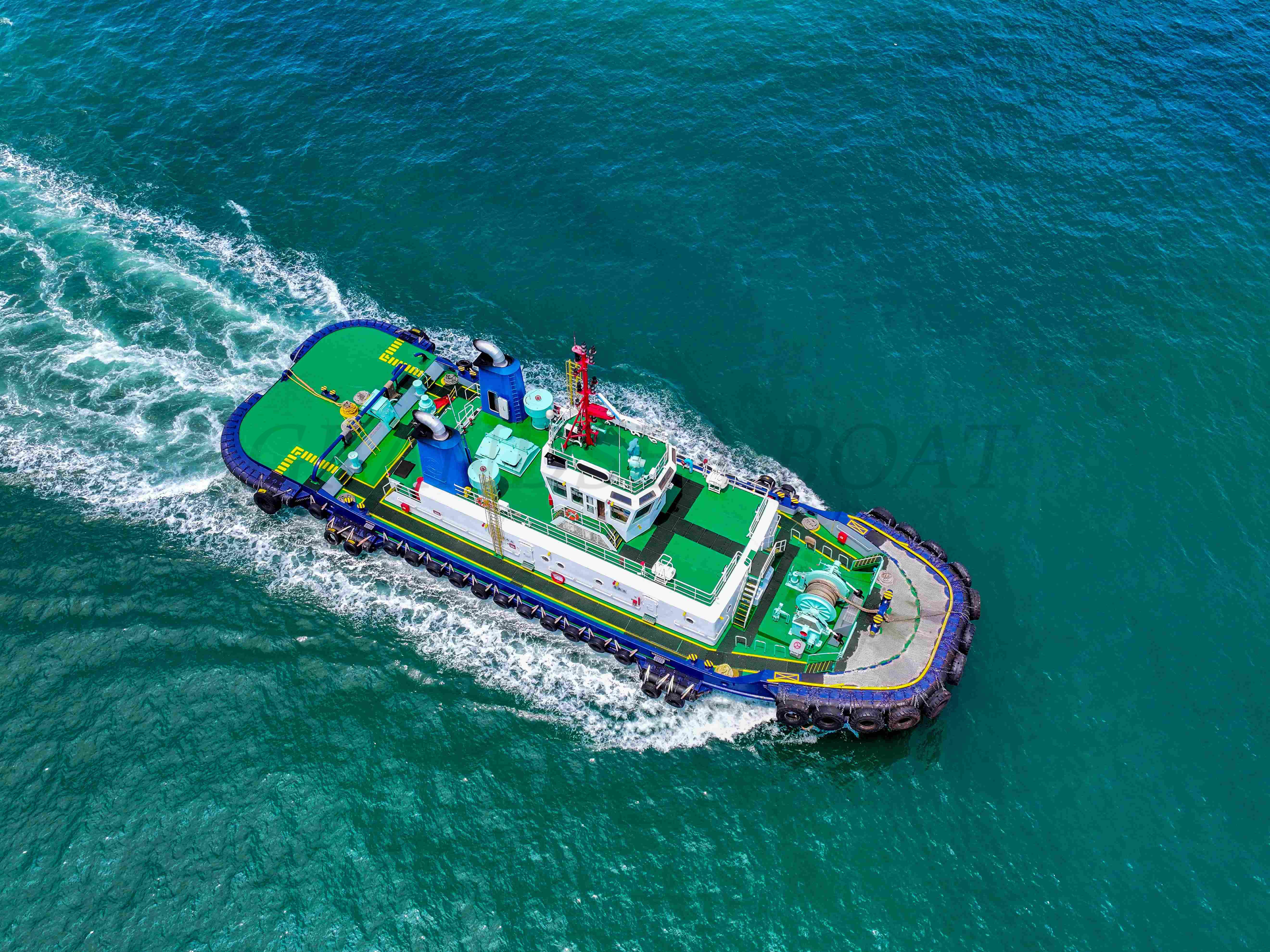 Grandsea 42m Tugboat for sale 100t Bollard Pull Tug Work Boat 8000hp Tugboat Shipyard
