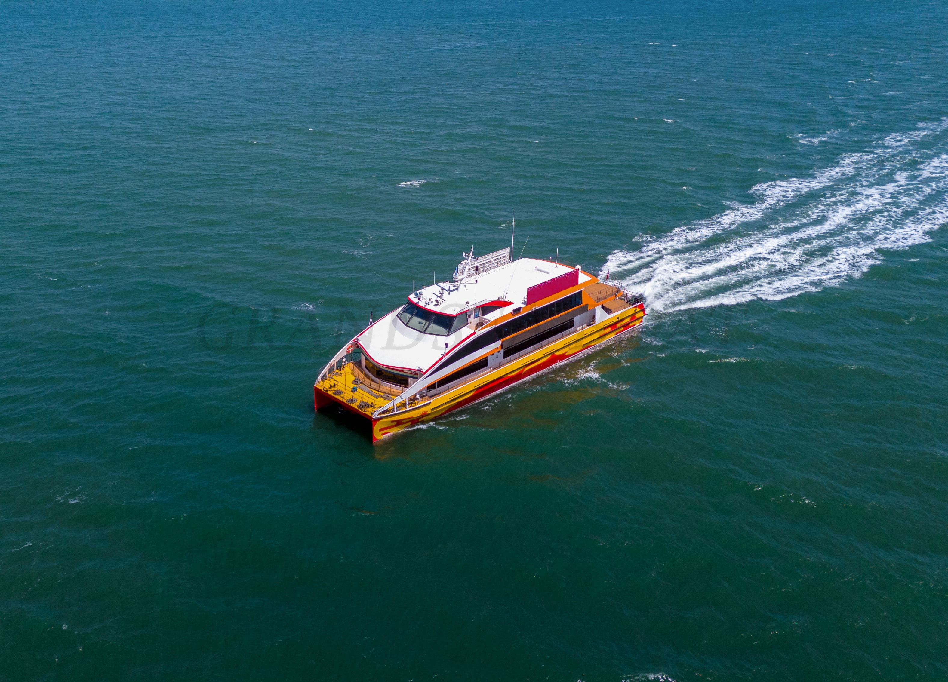 Grandsea 117ft Aluminum Catamaran Commercial Passenger Boats Passenger Ferry Boat for sale