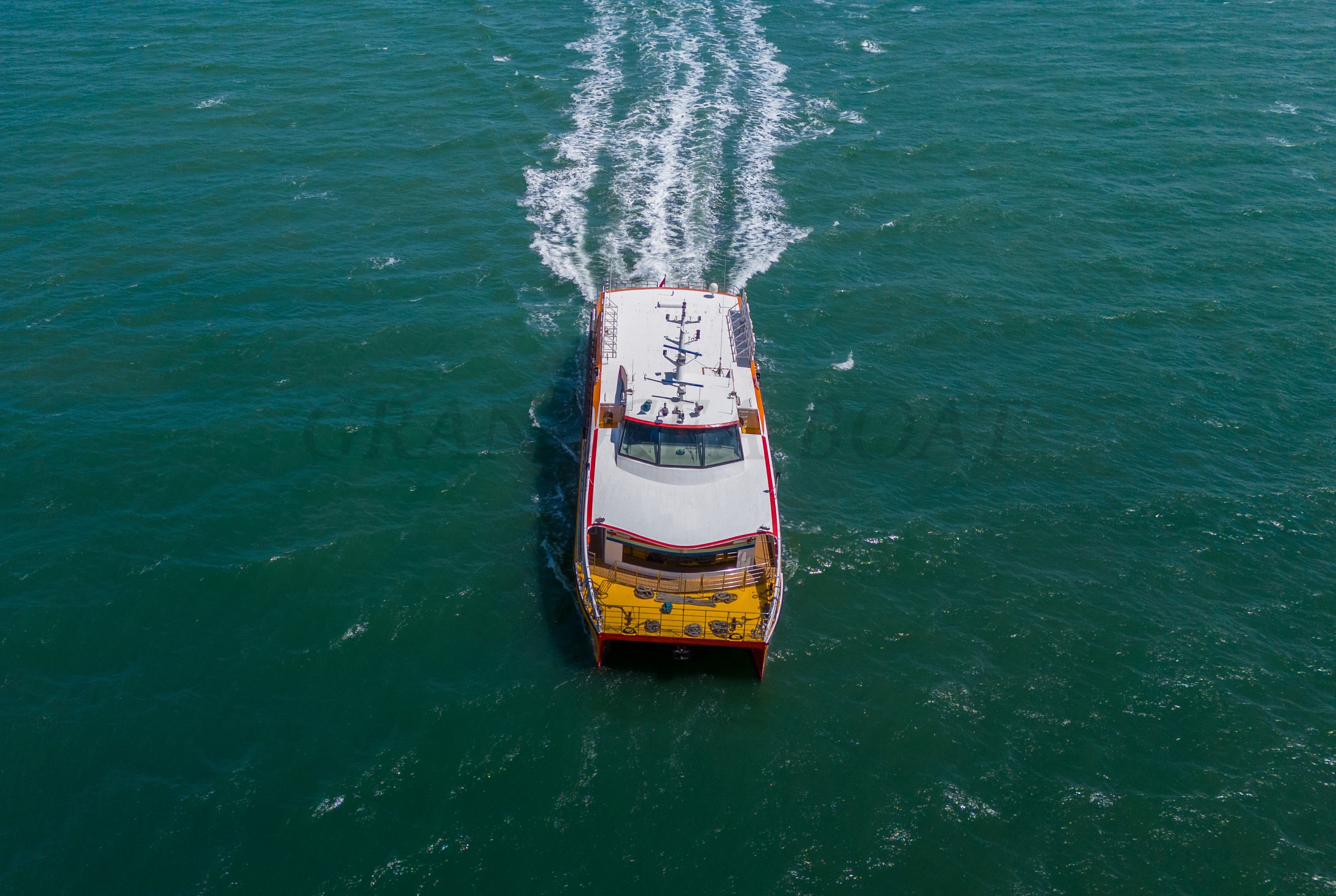 Grandsea 117ft Aluminum Catamaran Commercial Passenger Boats Passenger Ferry Boat for sale