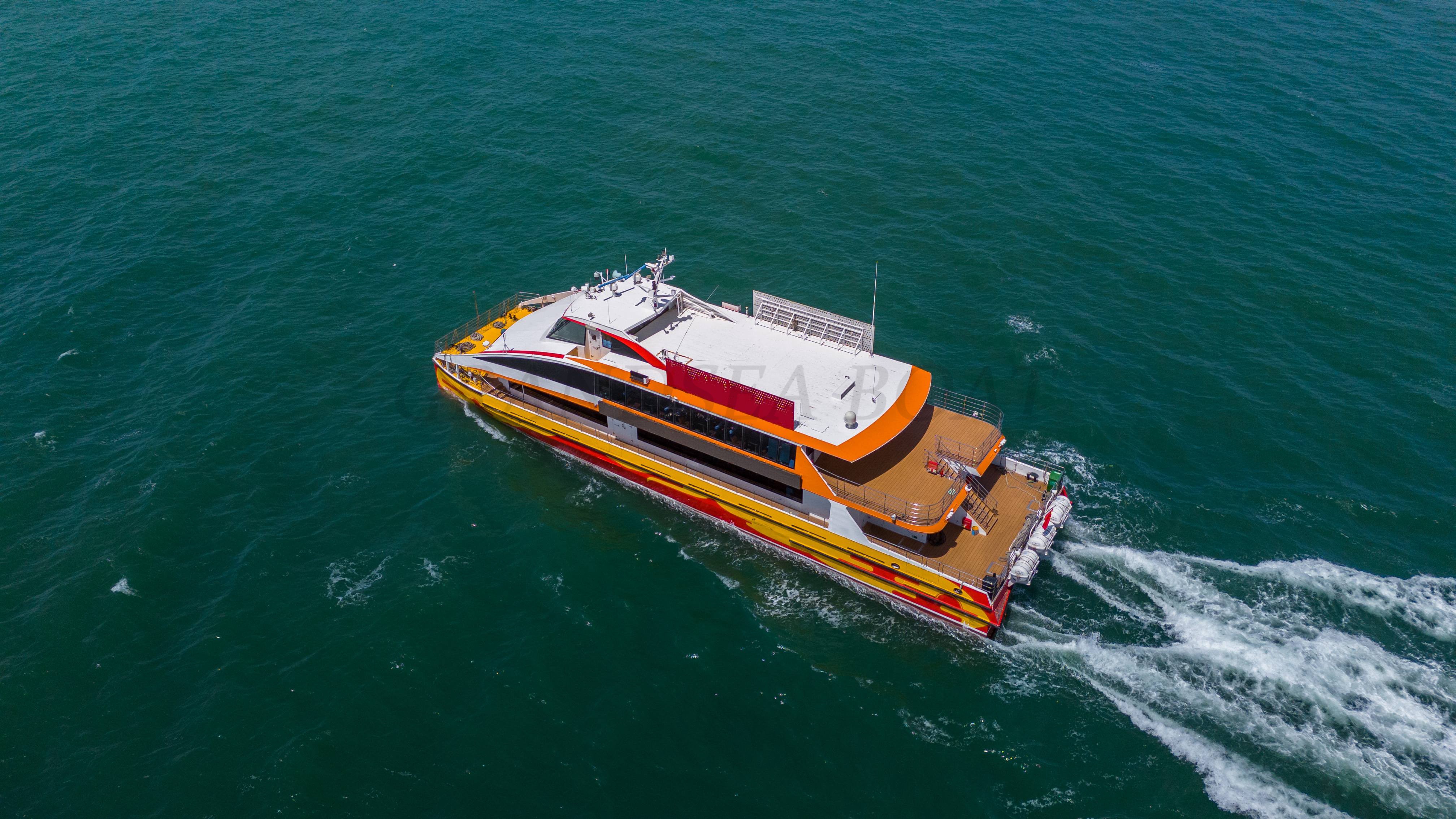 Grandsea 117ft Aluminum Catamaran Commercial Passenger Boats Passenger Ferry Boat for sale